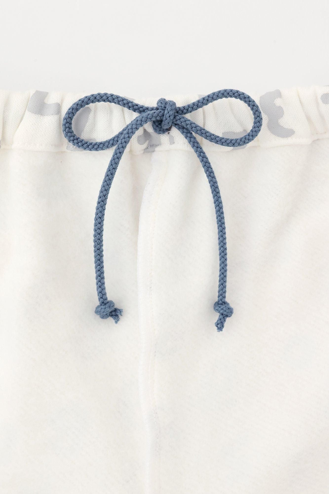 ● Fleece Lining Monpe Pants for Kids / SO-SU-U Kon Pure White