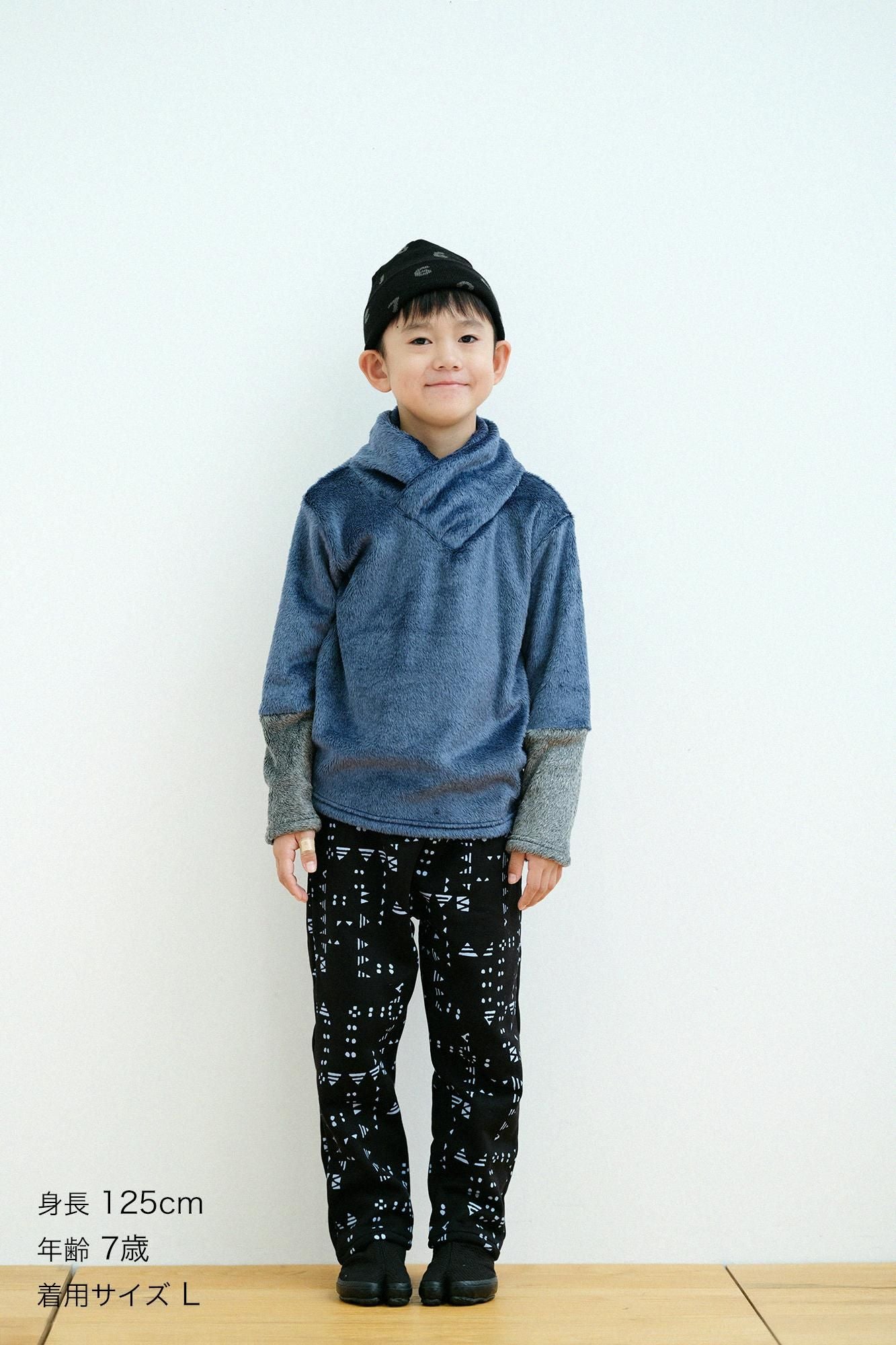 內起絨童裝長褲● / Otogi黑色