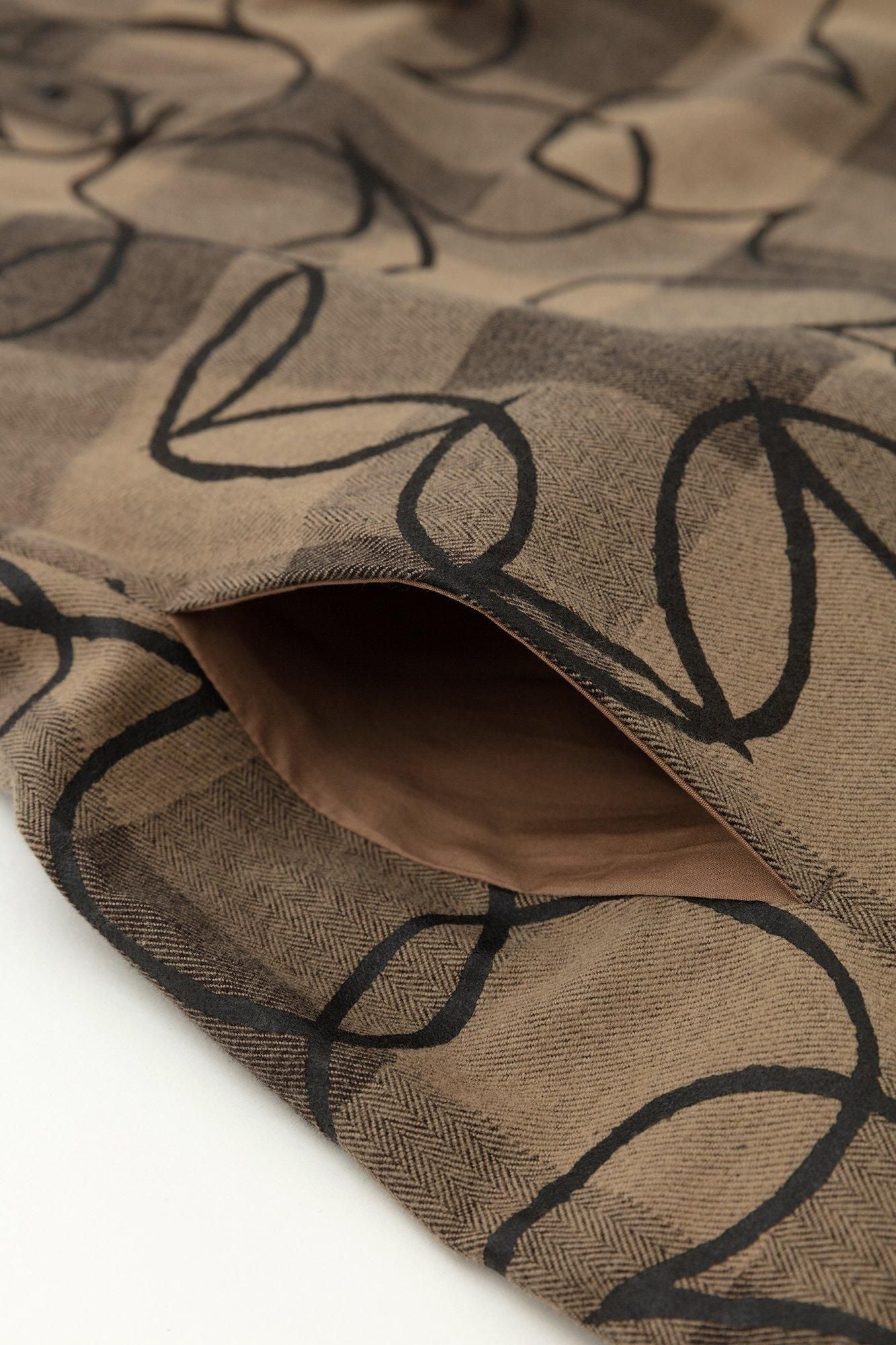 BroTsunineCheck BIKE One-piece Dress／Happiness Brown Check