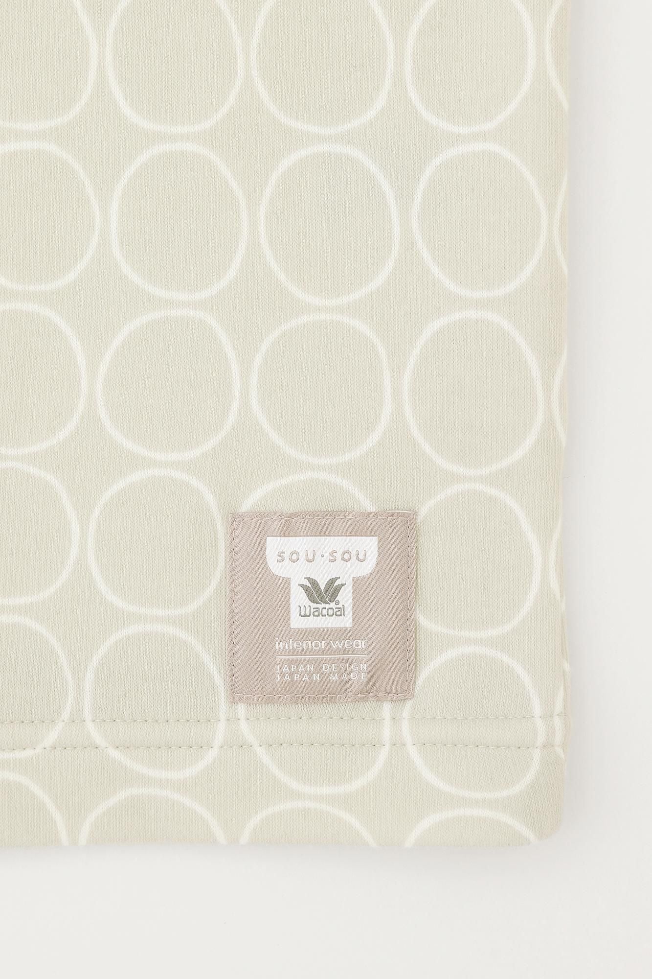 【net limited】Wacoal / Sleep Science Pajama / Circles Greyish White