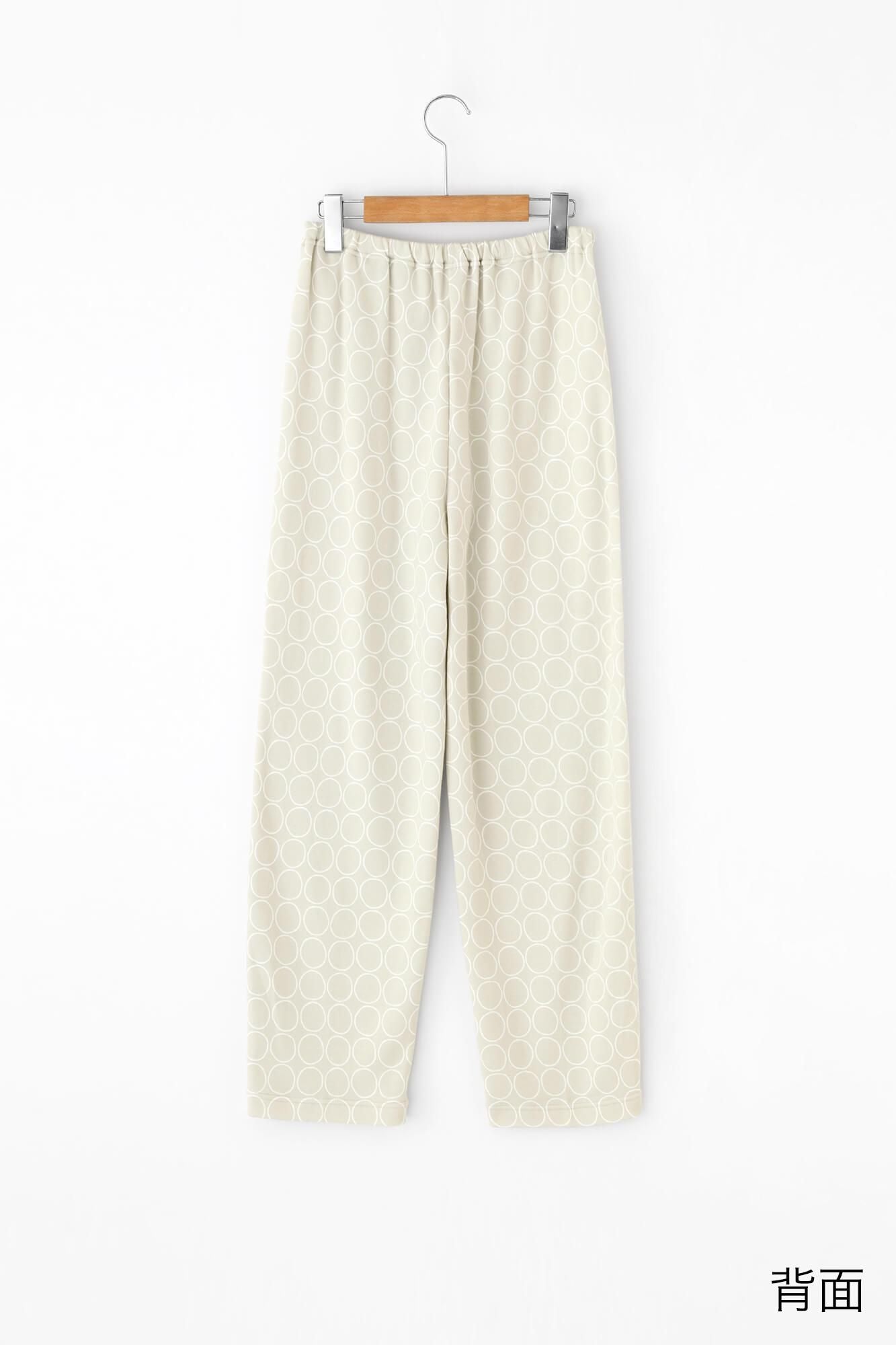 【net limited】Wacoal / Sleep Science Pajama / Circles Greyish White