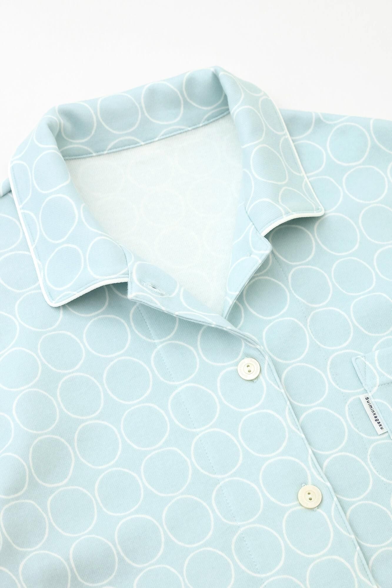 [仅在线] Wacoal/Sleep Science睡衣/白色新鲜蓝色（闪闪发光）