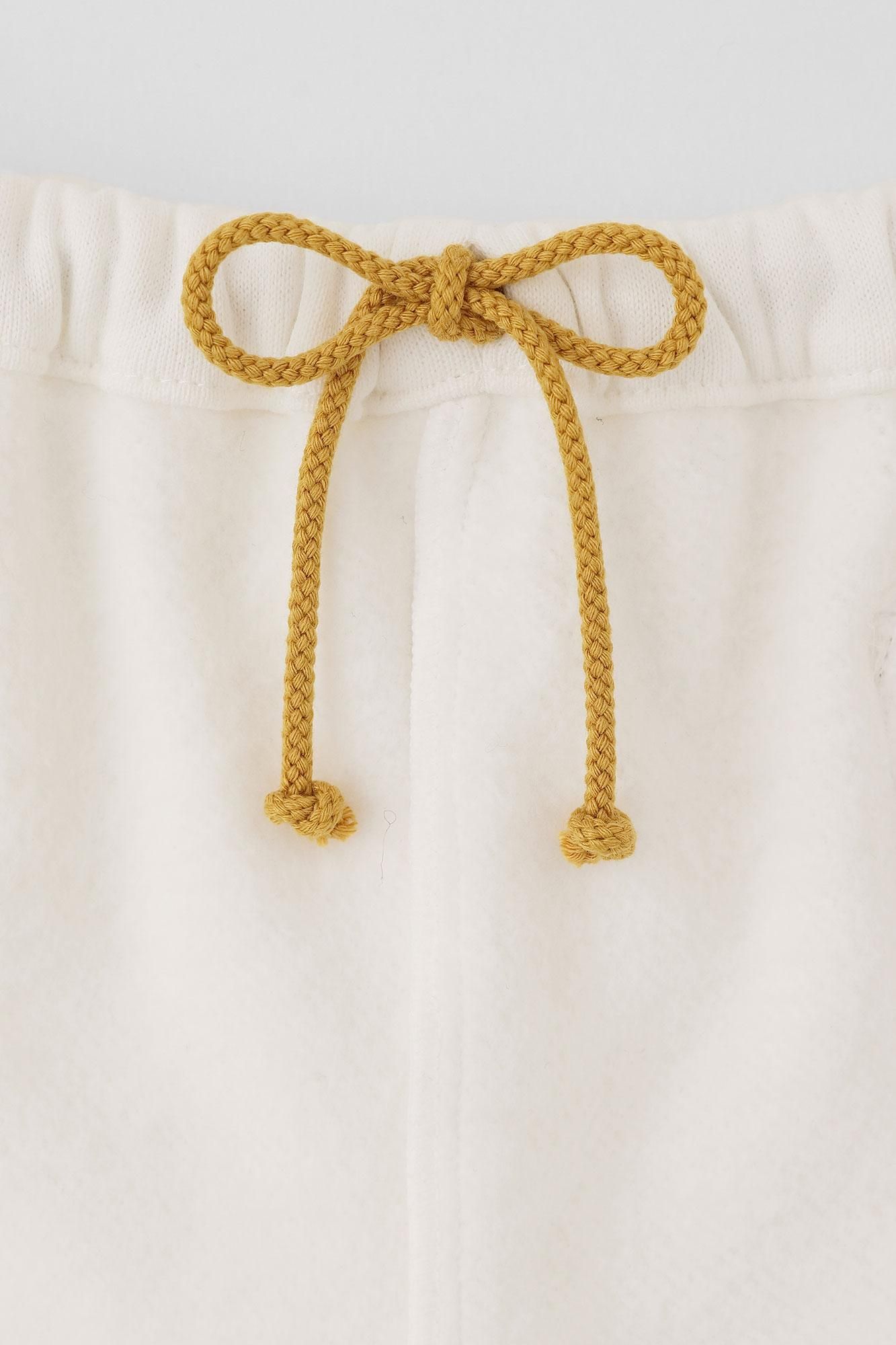 內起絨童裝長褲三袋● /純白