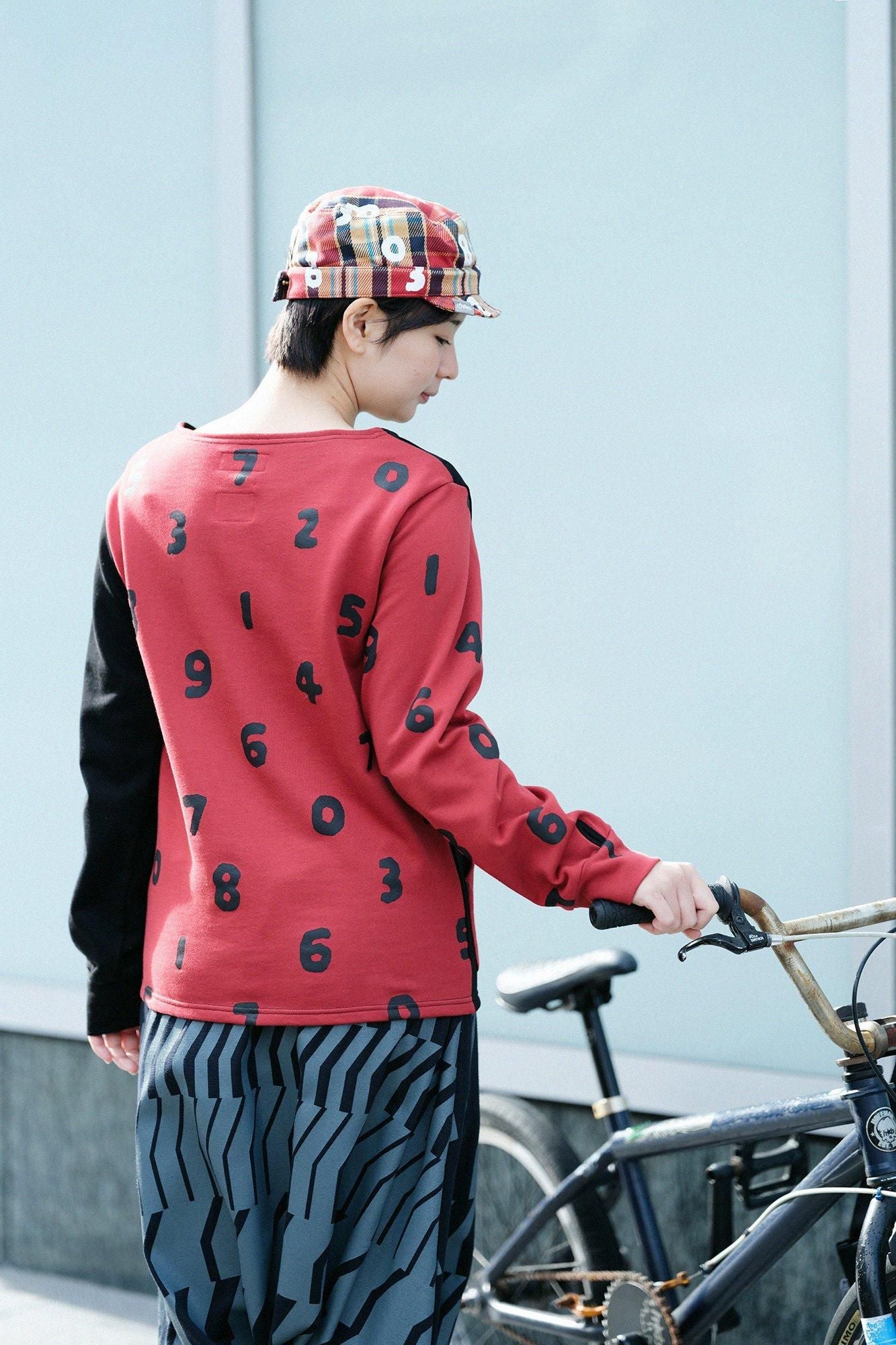 Fleece Boat Neck Sweat Shirt／Black×SO-SU-U  