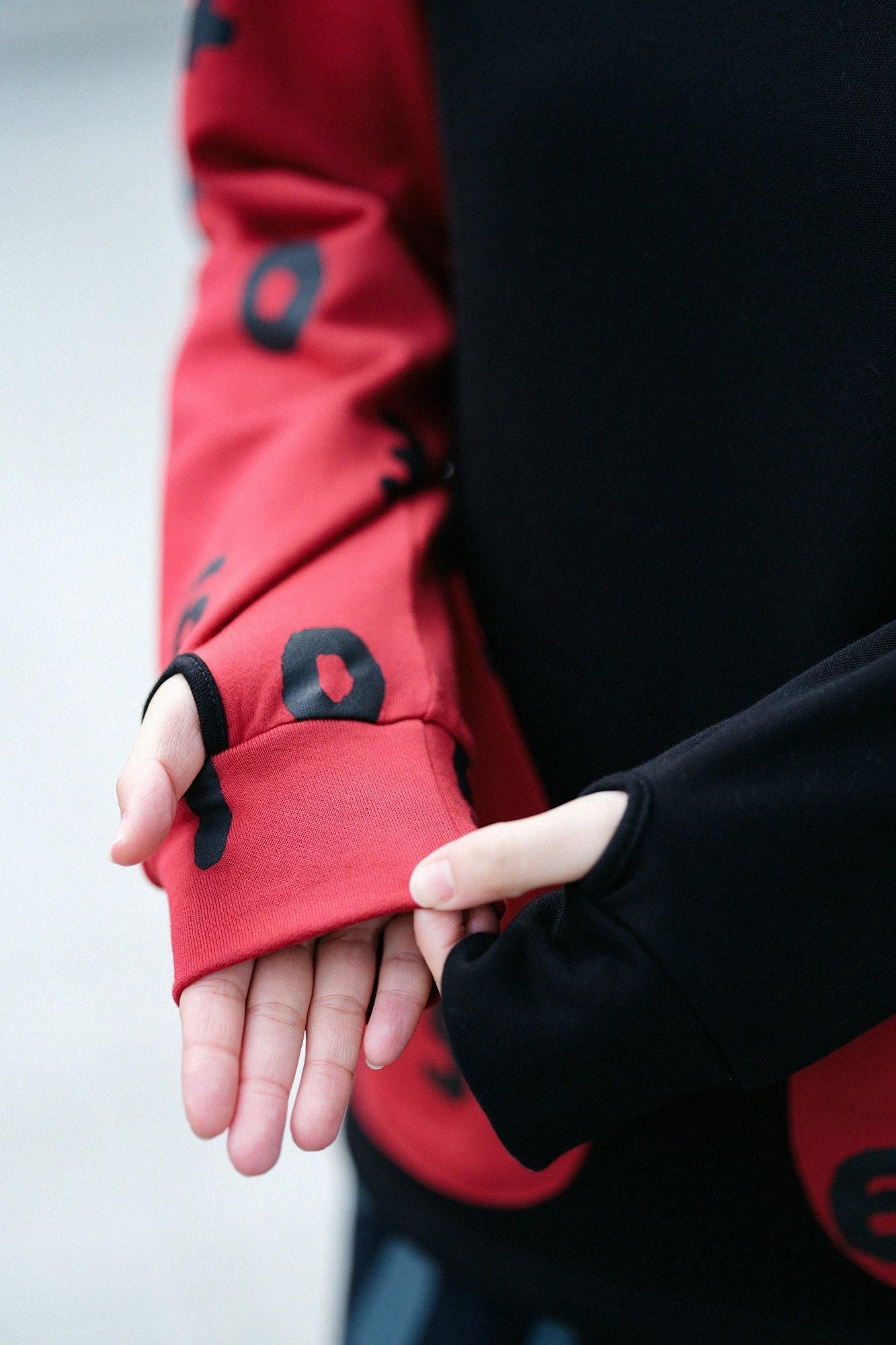 Fleece Boat Neck Sweat Shirt／Black×SO-SU-U  