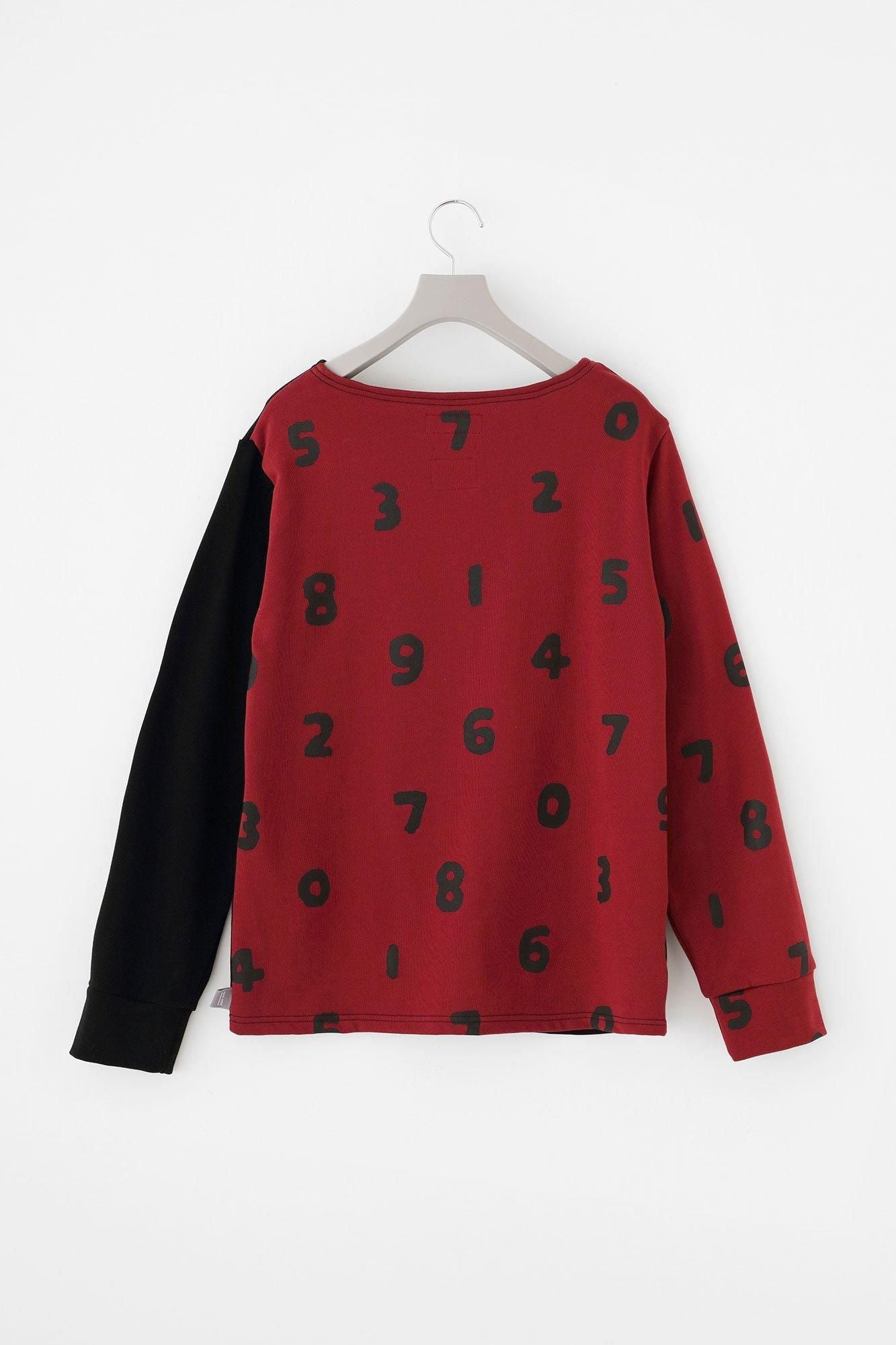 Fleece Boat Neck Sweat Shirt／Black×SO-SU-U  