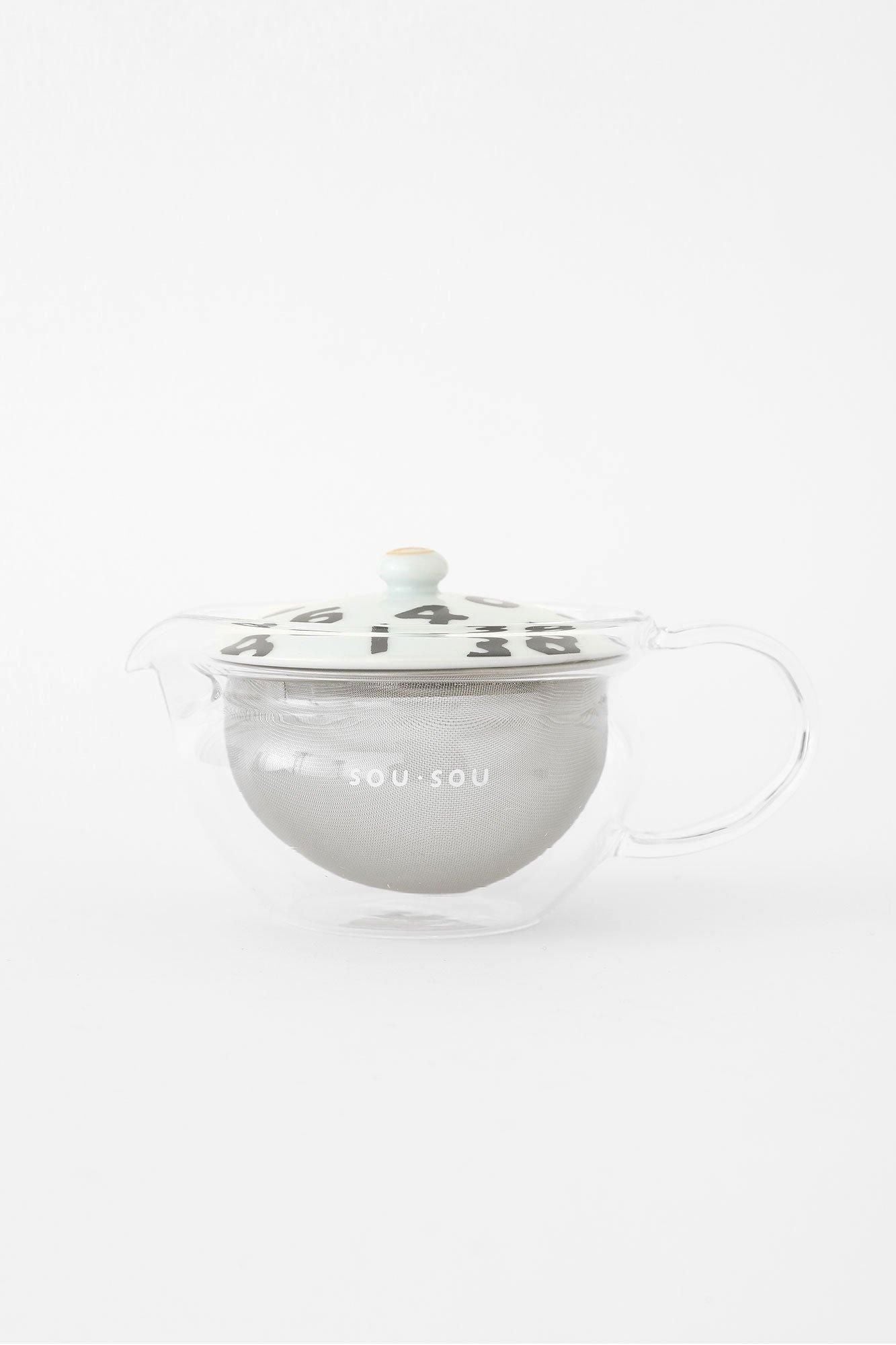 耐熱ガラス急須＆茶缶セット／SO-SU-U
