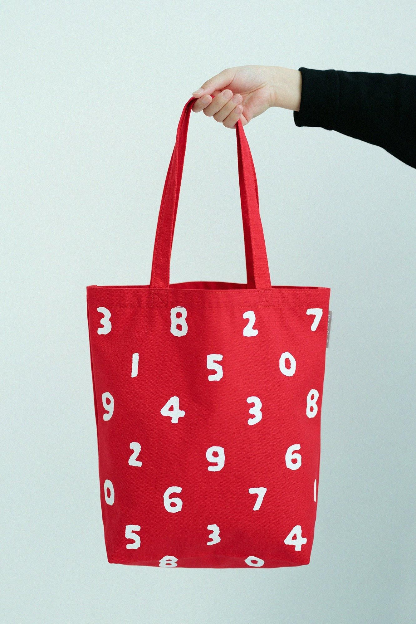 AKTION Canvas-Tasche M/SO-SU-U Tiefes Scharlachrot (Kokihiiro) x Tsukumo