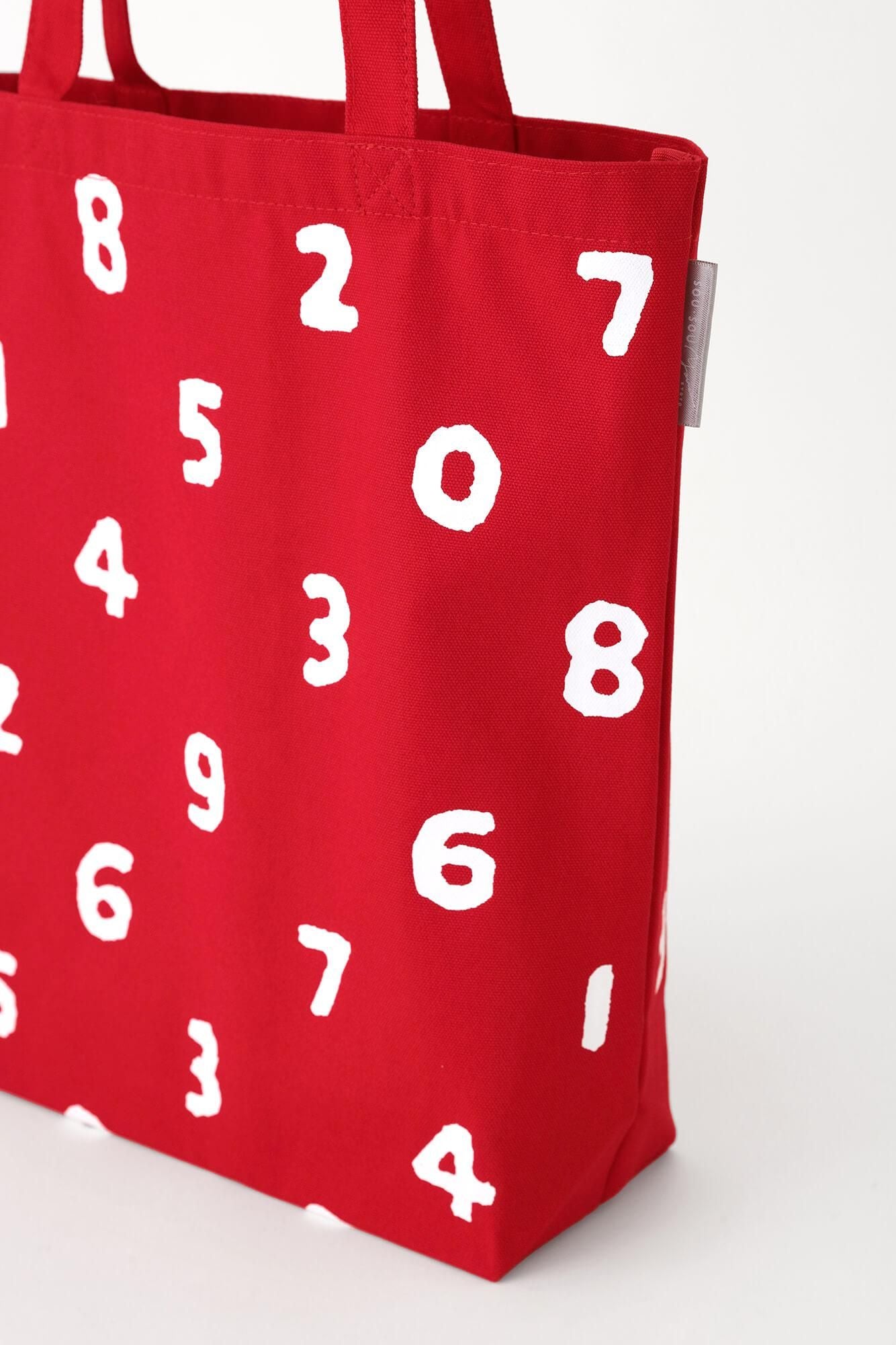 AKTION Canvas-Tasche M/SO-SU-U Tiefes Scharlachrot (Kokihiiro) x Tsukumo