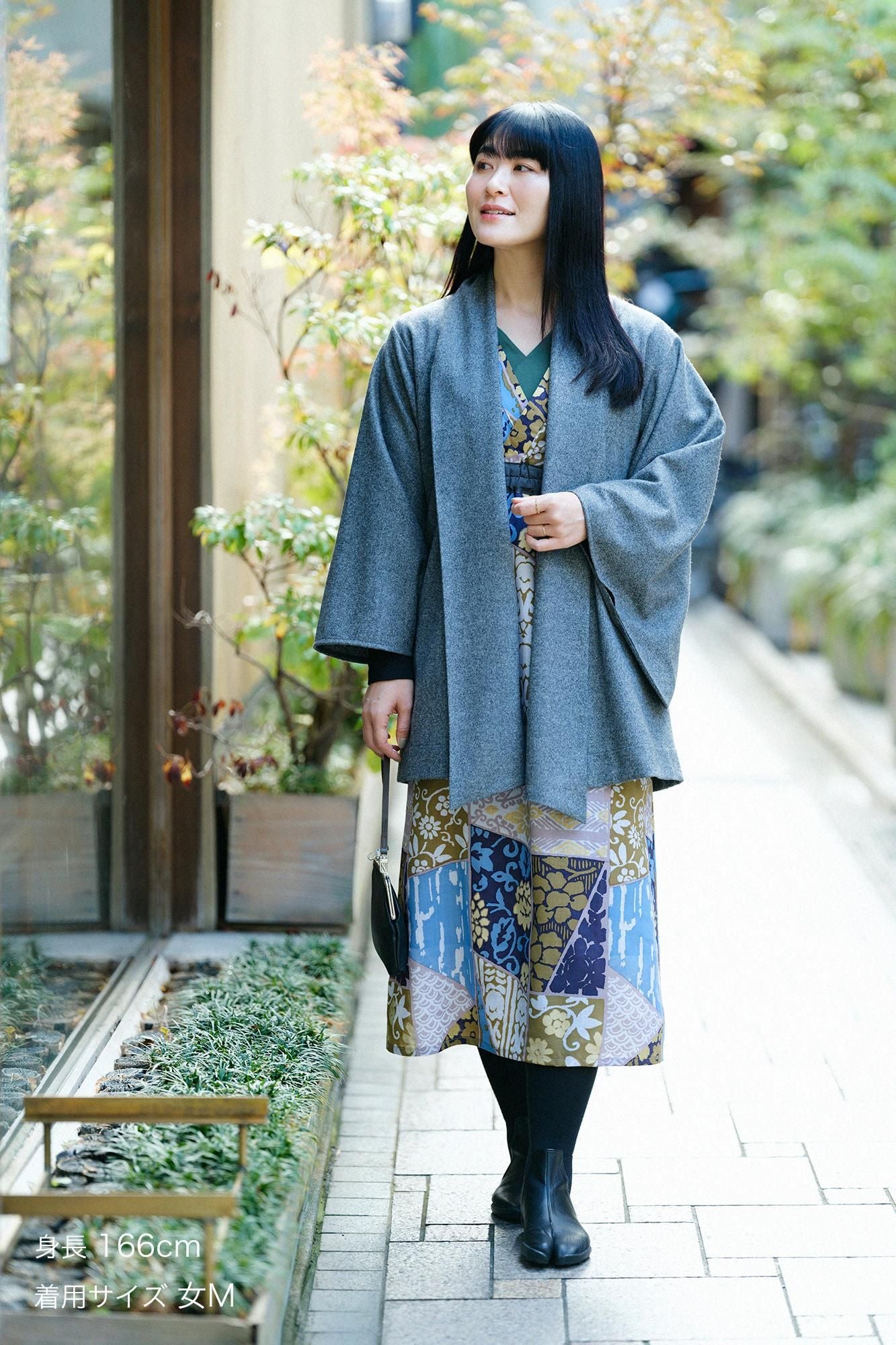 スーパー100'sウール 小袖蘭陀（こそでらんだ）／杢墨（もくずみ）