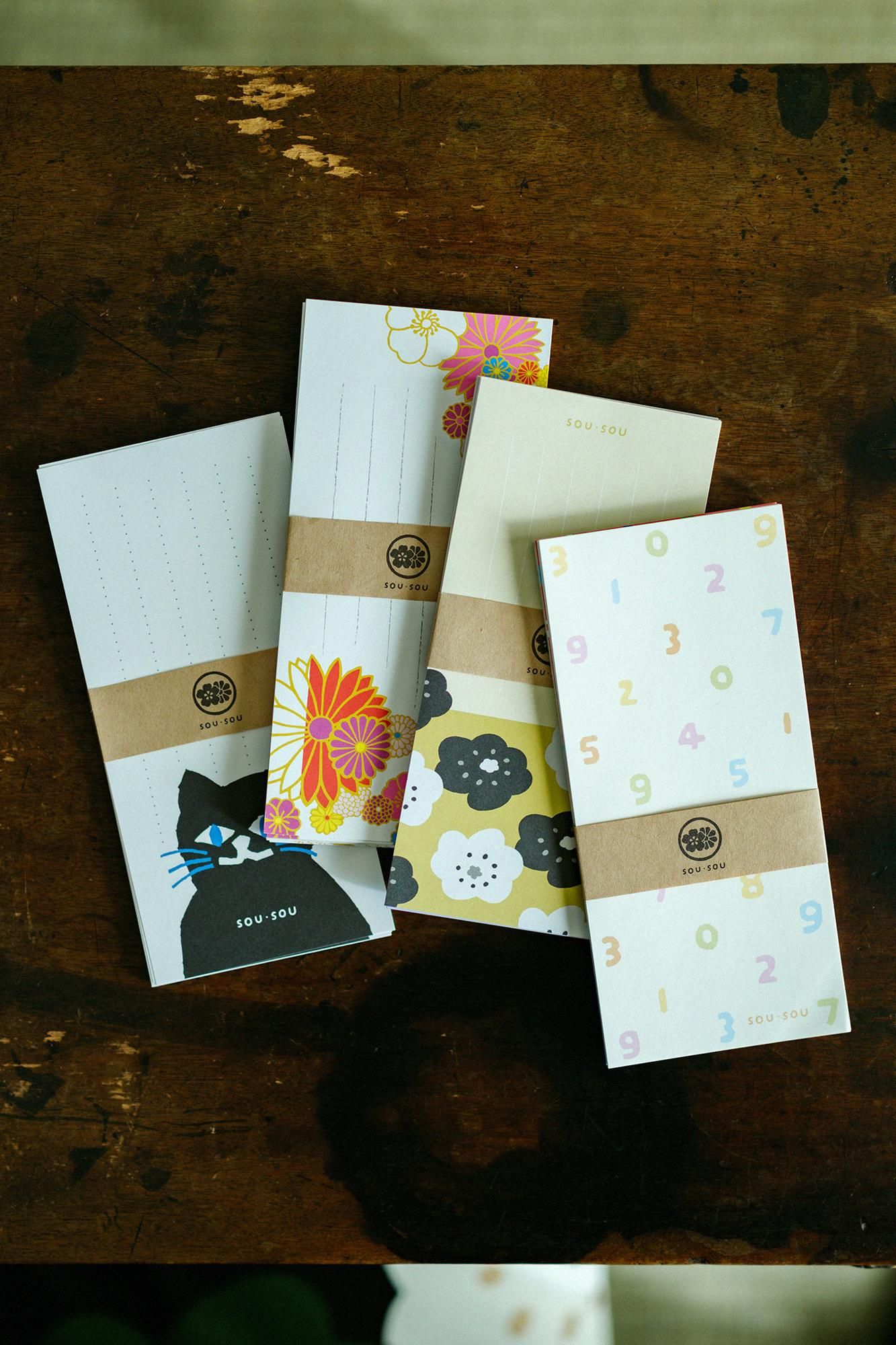 SOU・SOU × PHP研究所一筆箋／SO-SU-U十數