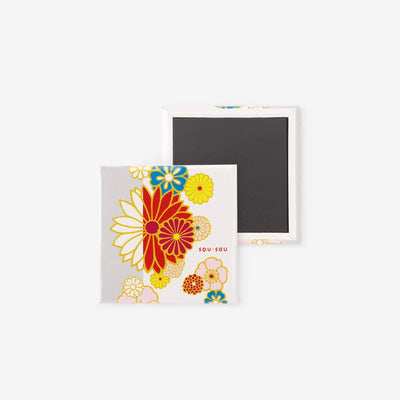 SOU・SOU×PHP研究所CAN CAN磁铁（Square）/Golden Brocade锯（Kinlandon）