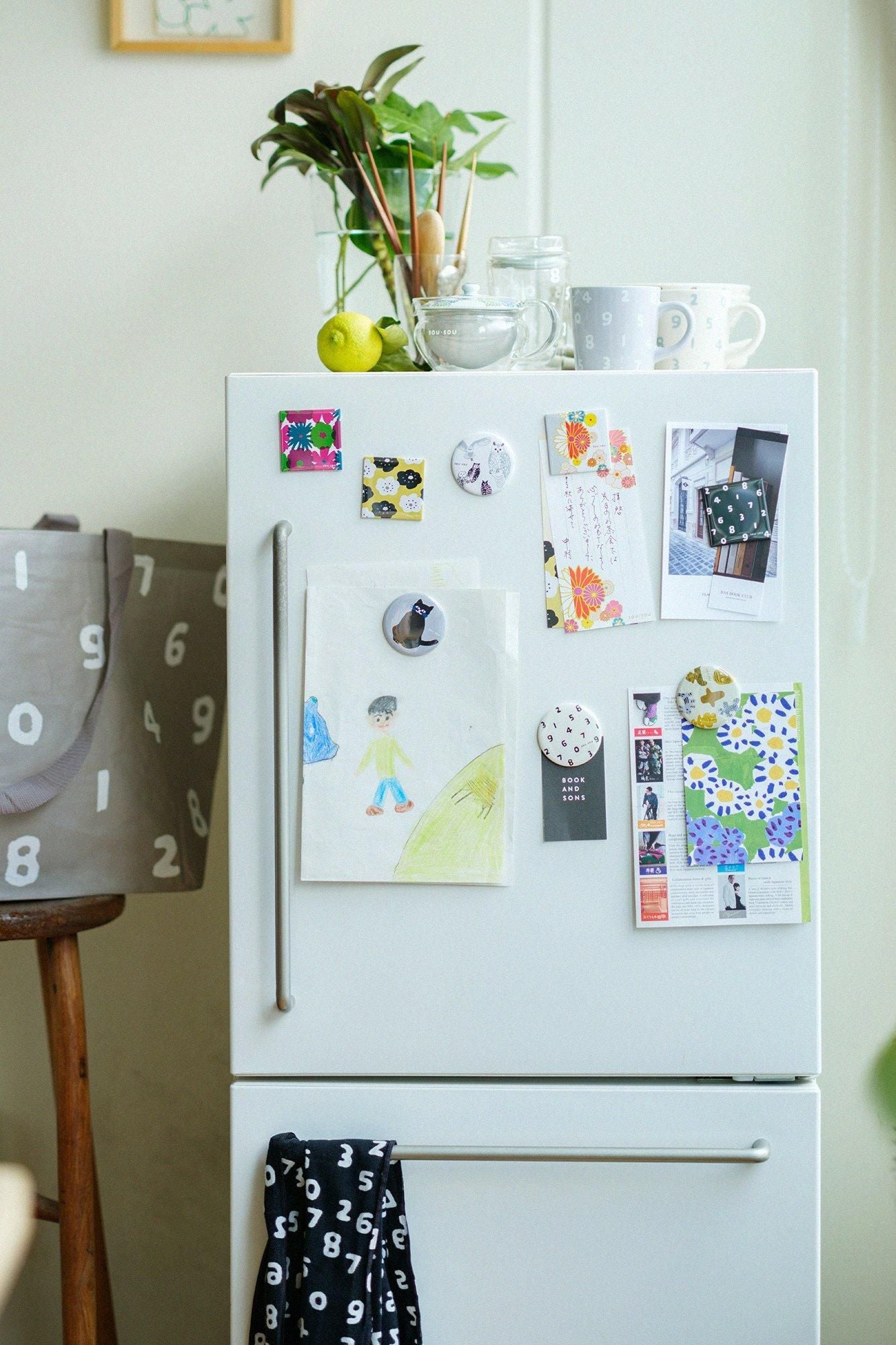 SOU・SOU×PHP研究所 磁鐵（方形）／金襴緞子