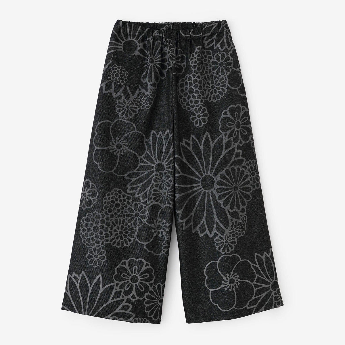 梳毛（そもう） 綾編（あやあみ） 広形（ひろなり）もんぺ／金襴