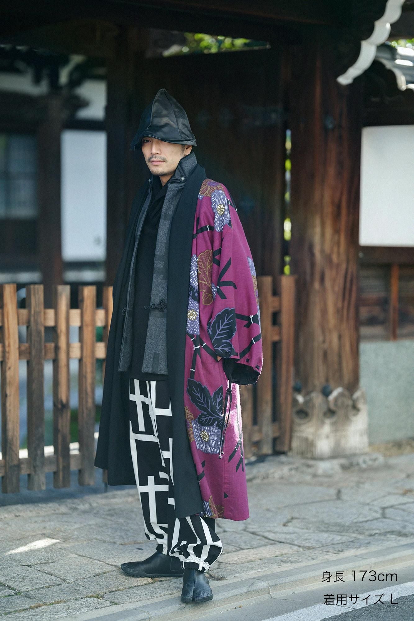 12号帆布 作務衣（さむえ） 下／桟（さん）