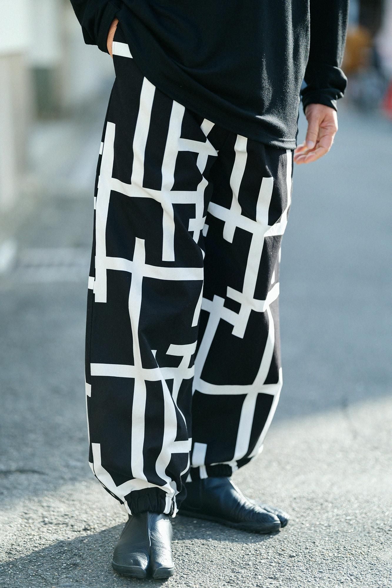 12号帆布 作務衣（さむえ） 下／桟（さん）