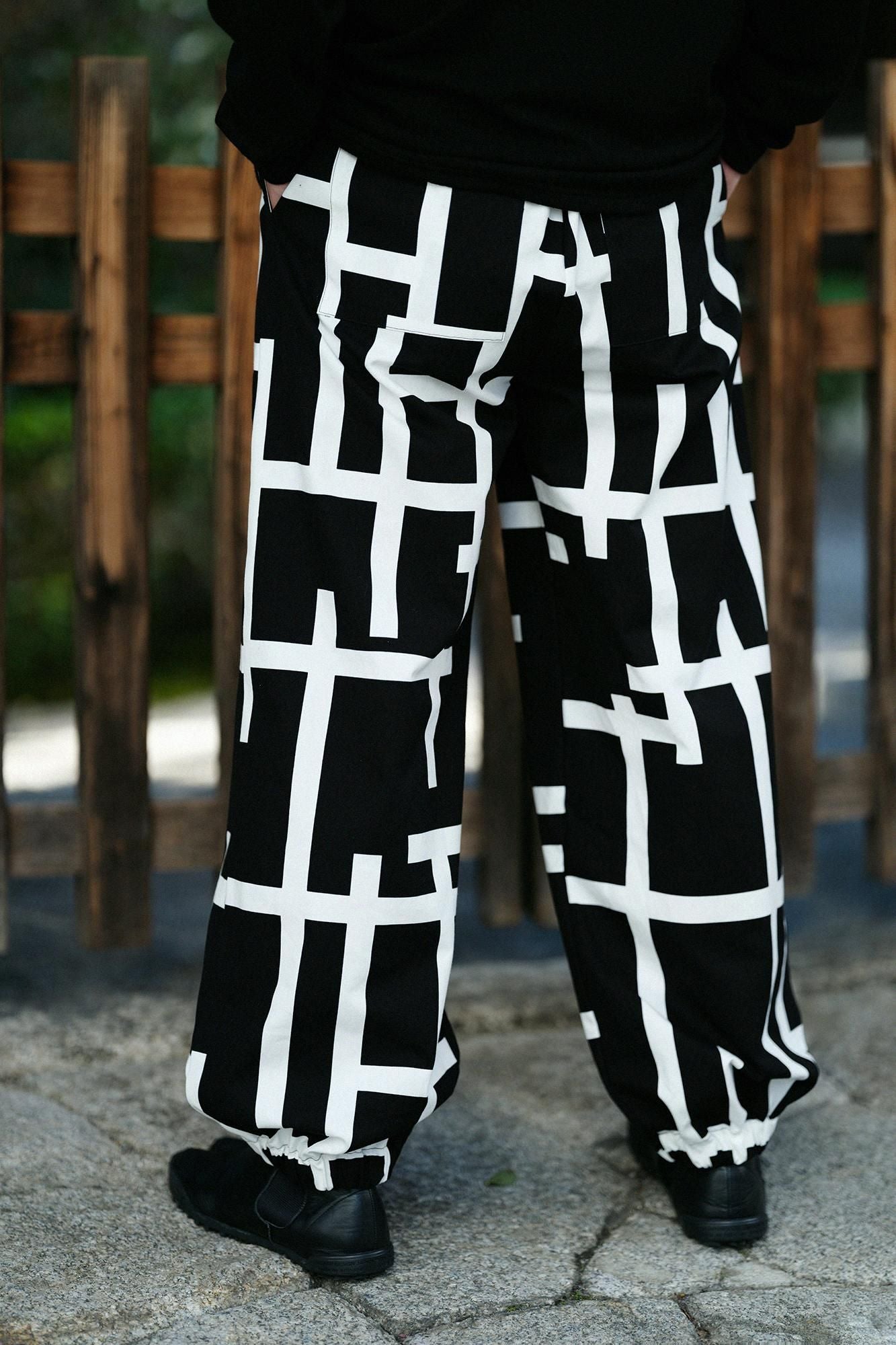 12号帆布 作務衣（さむえ） 下／桟（さん）