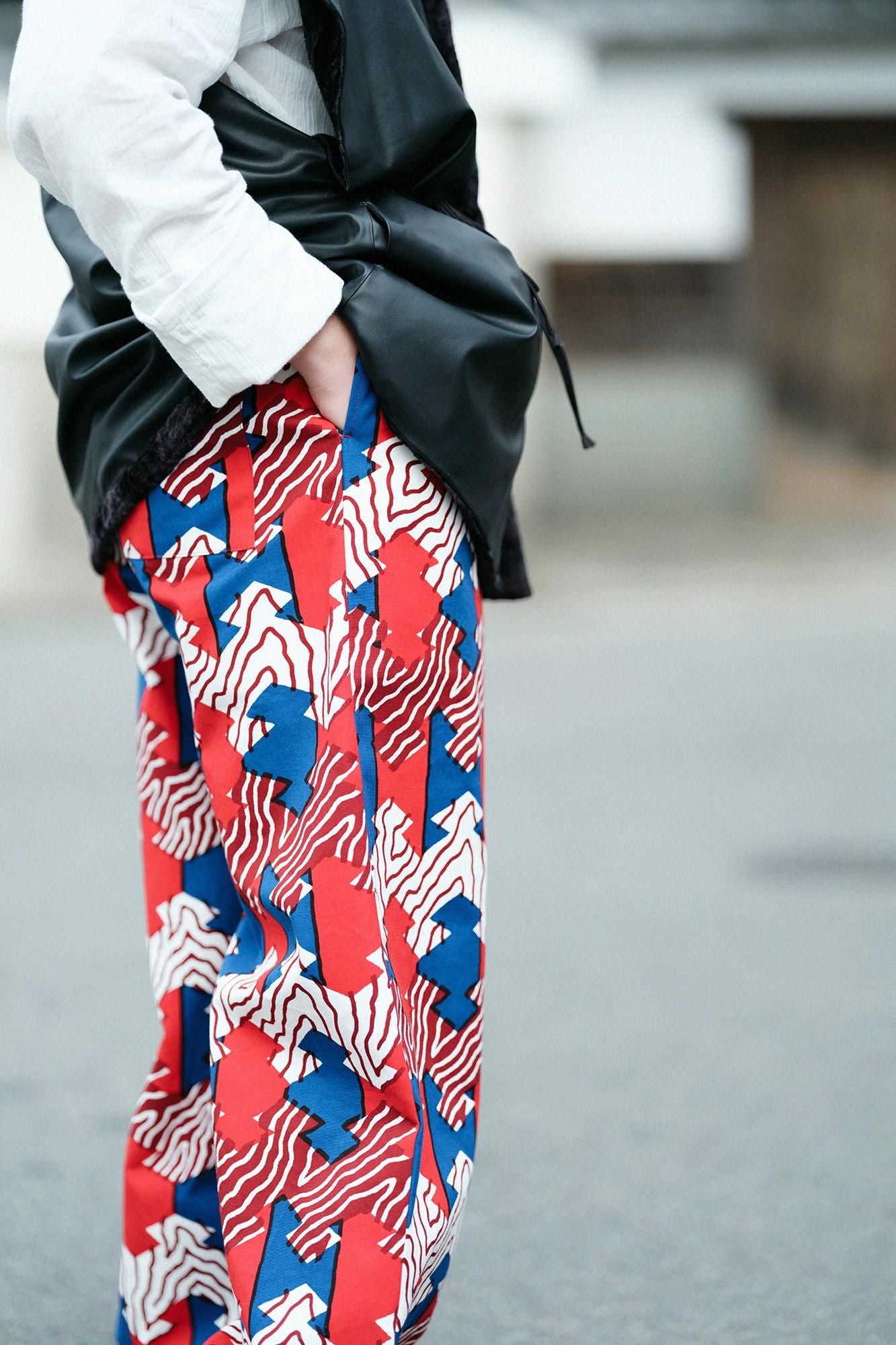 12號帆布作務衣 下裝/松皮菱