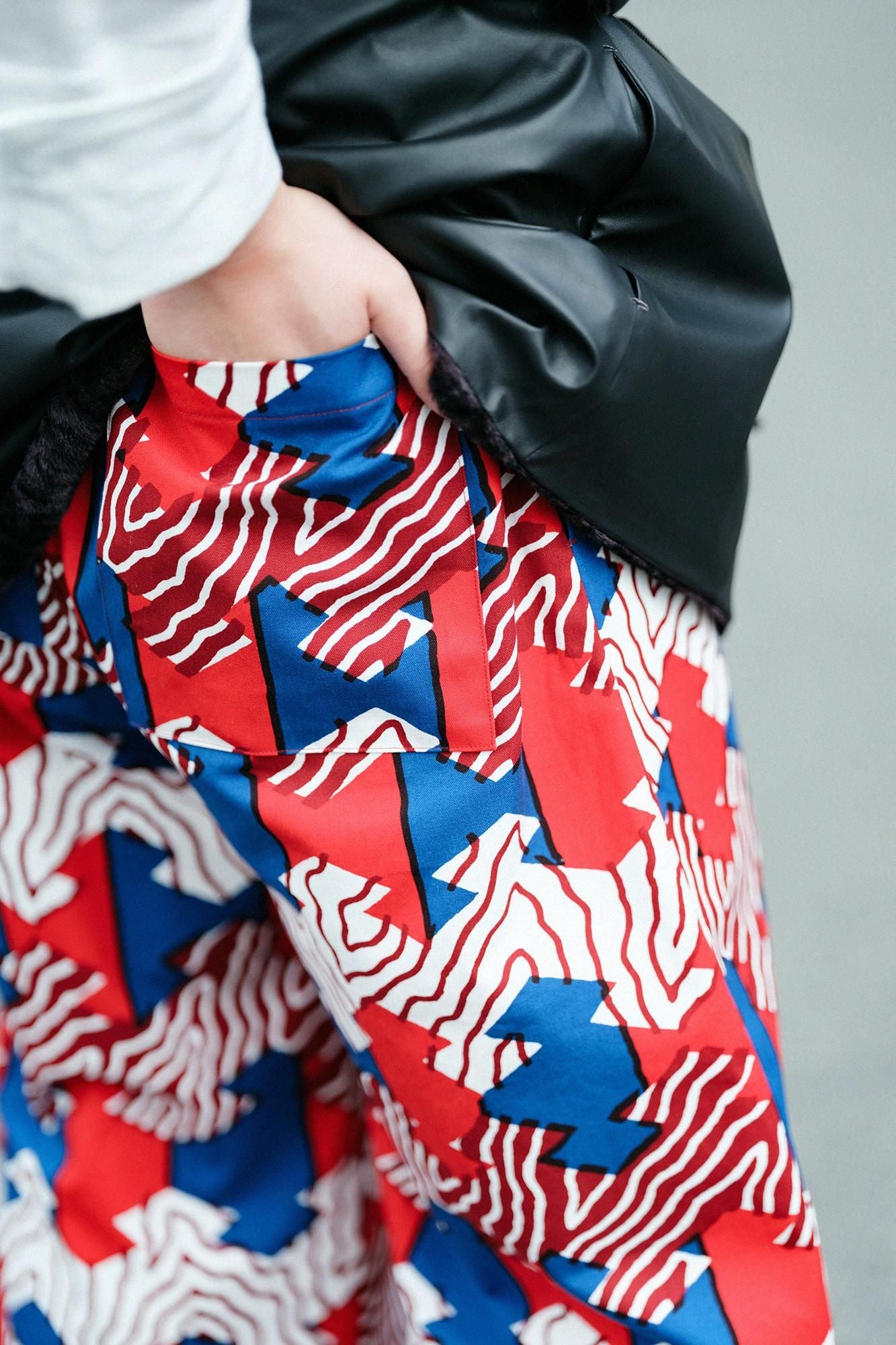 12號帆布作務衣 下裝/松皮菱