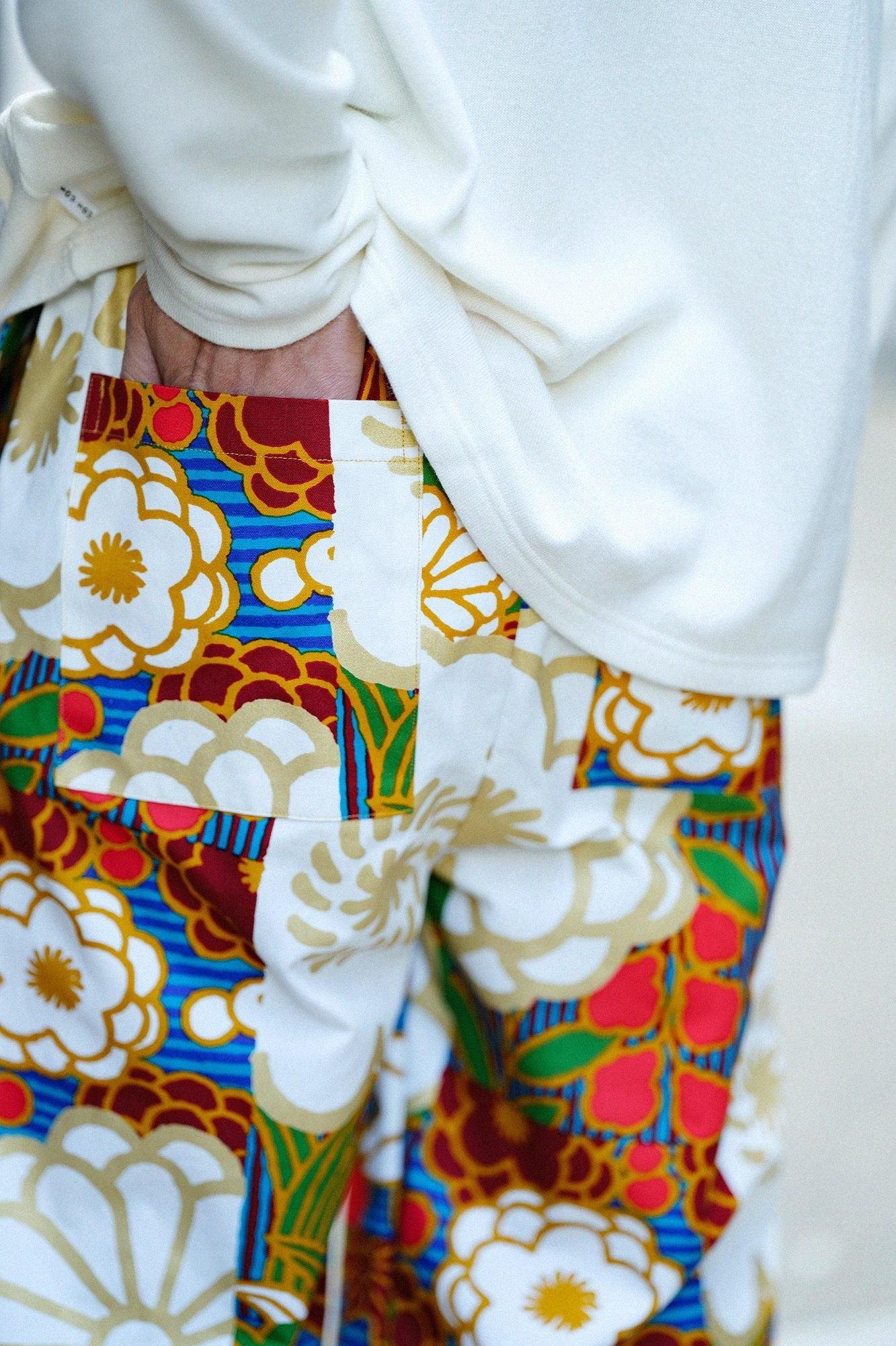 12號帆布作務衣 下裝/豪華