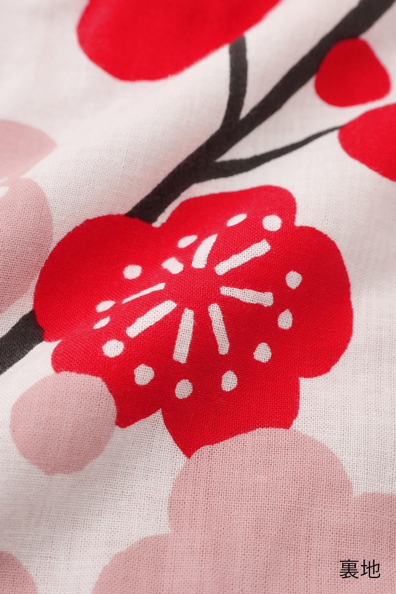 ●보아 주코어린이 모지리 소데／분홍색×분홍색 분홍색