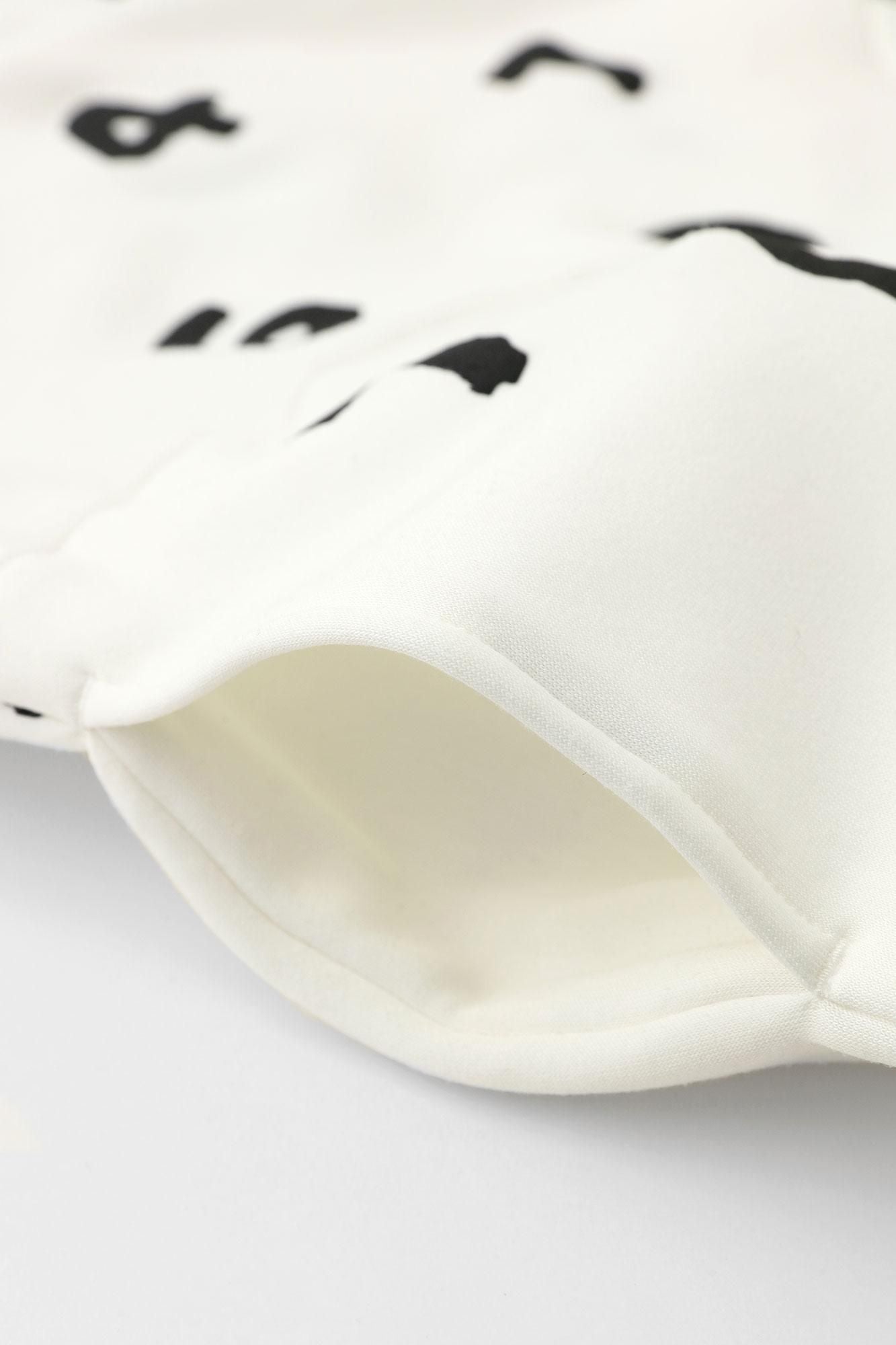 內起絨抓絨 H.W.S 套頭上衣／SO-SU-U十數 白色