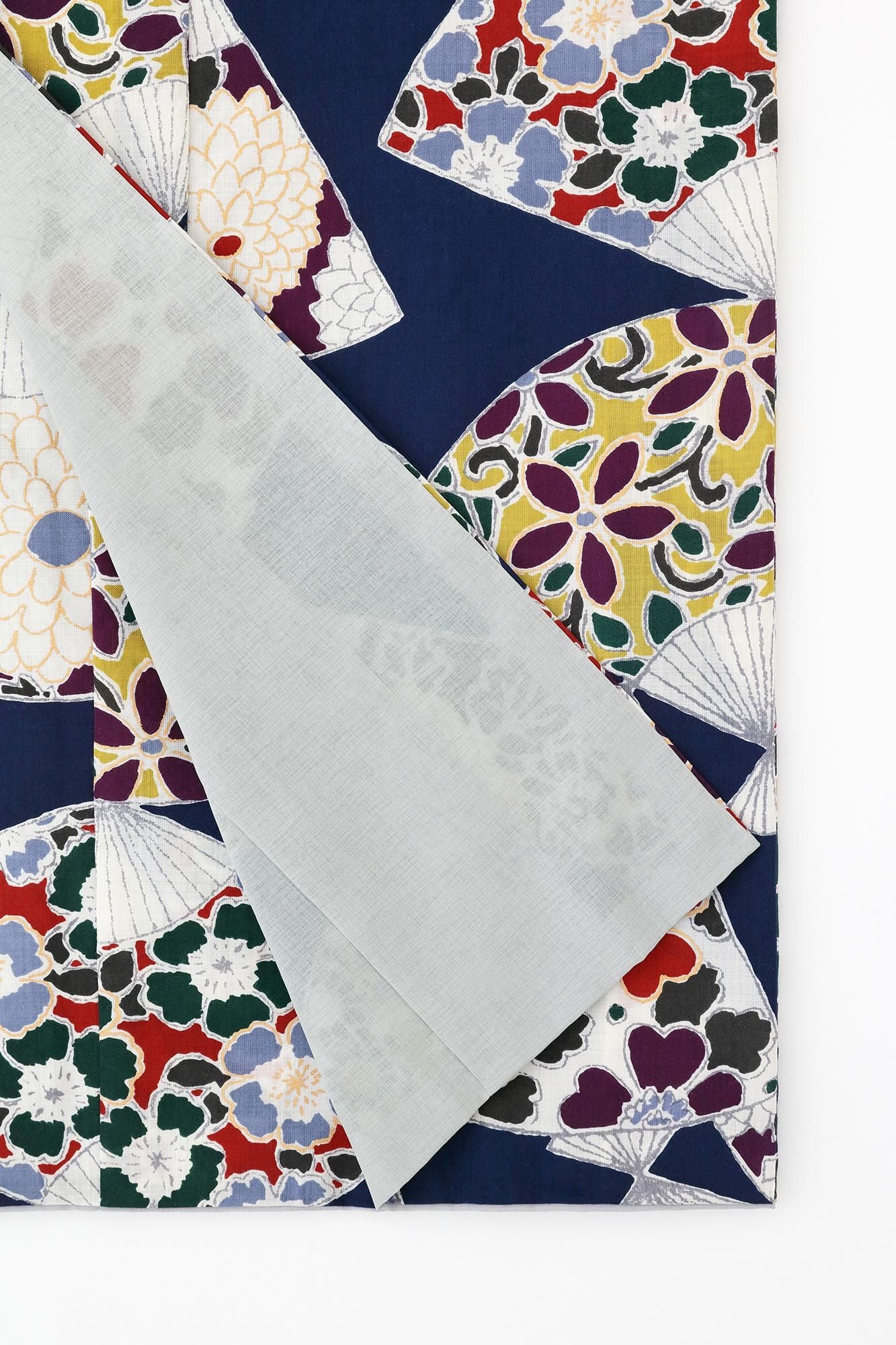 [Maßgeschneidert im Lieferumfang enthalten] Musselin-Kimono (vollständig gefüttert)/Fächer (Fächer) [*Lieferzeit ca. 7 Wochen]