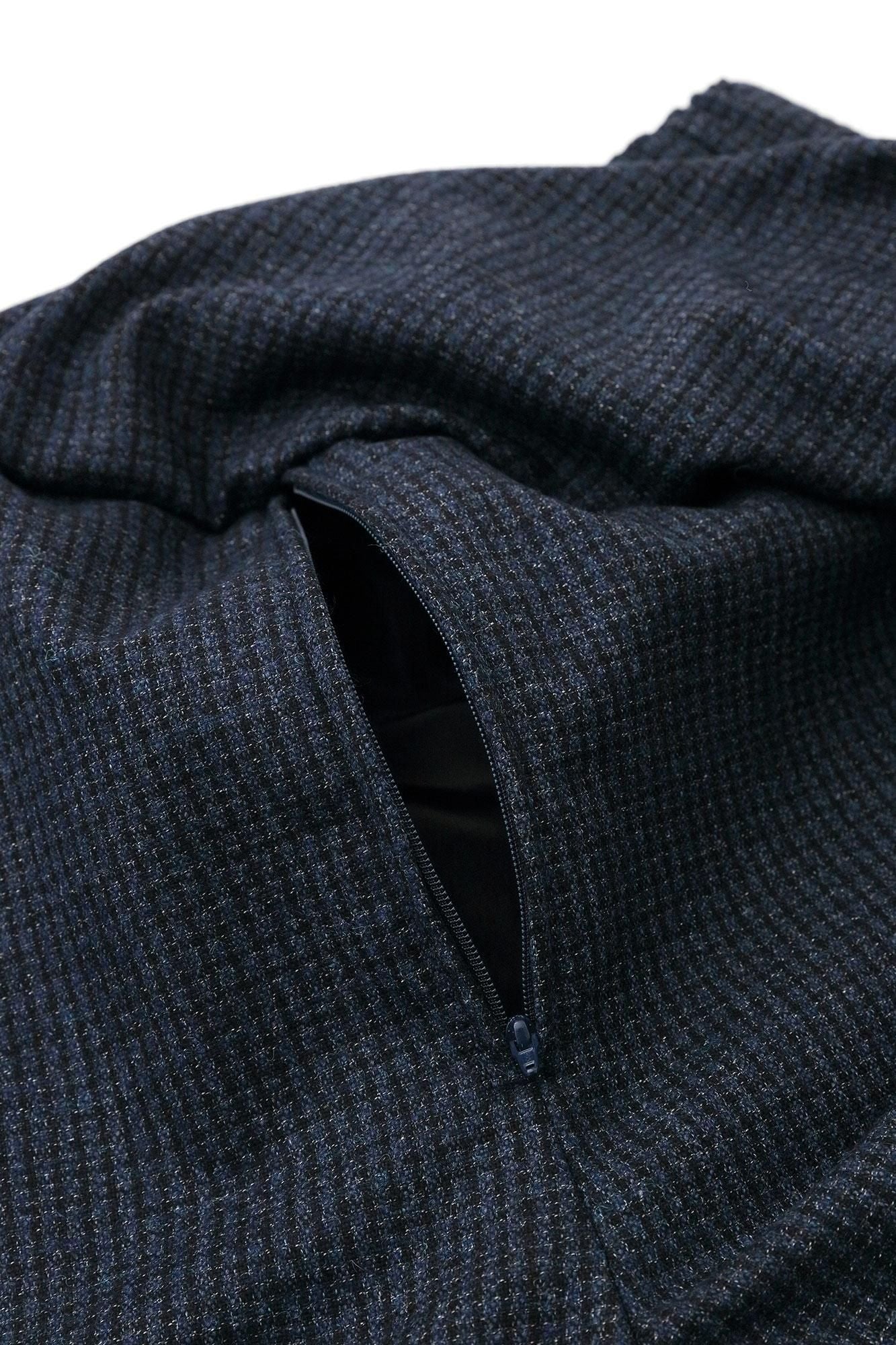 Fluff, tissage en treillis, Takamikan Ishita/Bleu foncé