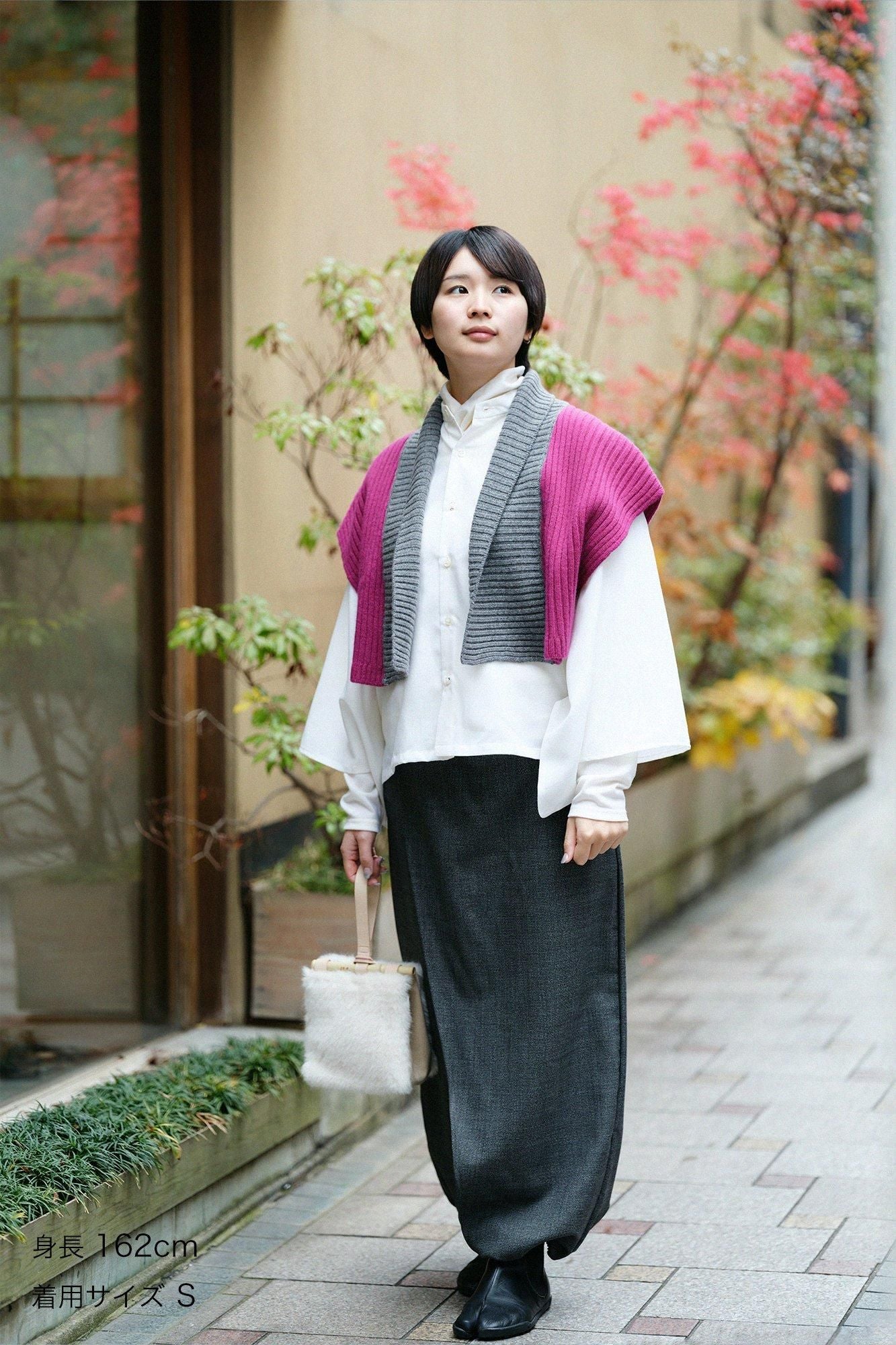 梳毛（そもう） 手柄寛衣下（たかみかんいした）／墨色（すみいろ）