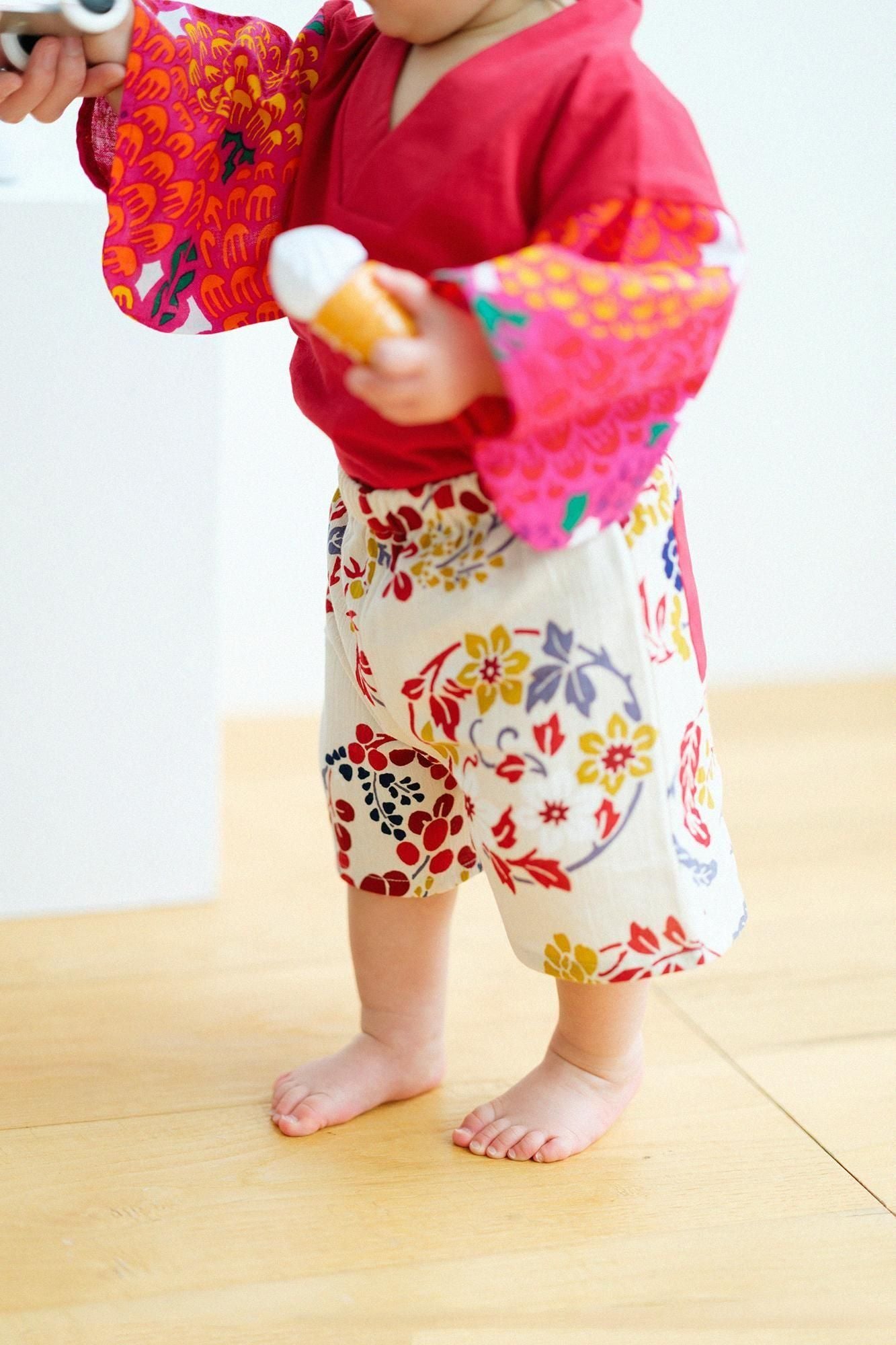 ●타카시마치지미 20/20 어린이몸뻬 무릎/hanamarumon