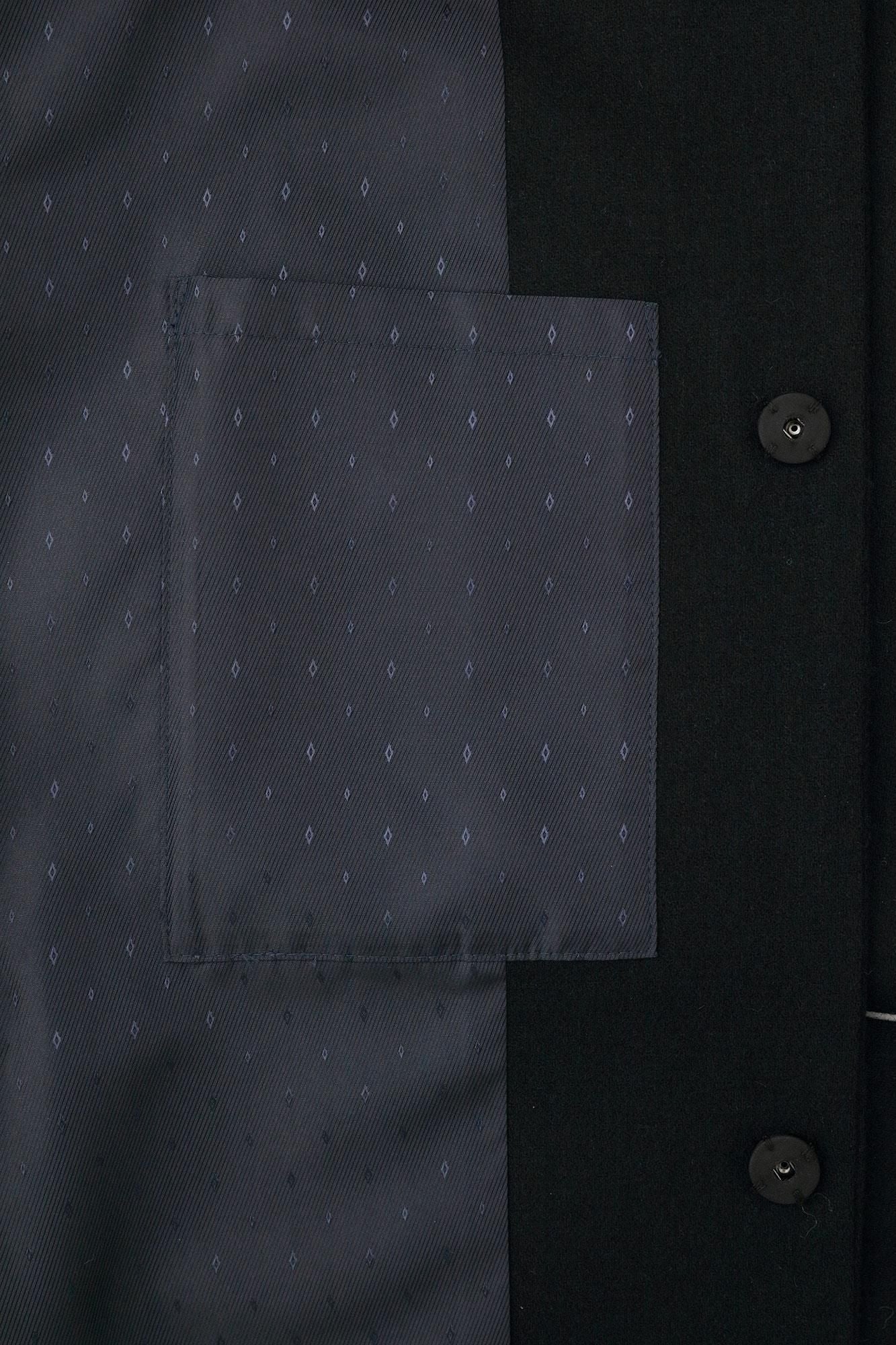 net限定】梳毛綾織（そもうあやおり） 角袖外套（かくそでがいとう） 袷（