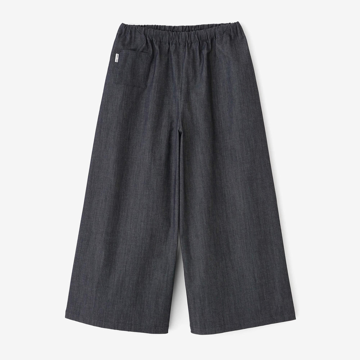 net限定】ストレッチデニム 広形（ひろなり）もんぺ／濃紺（のうこん）