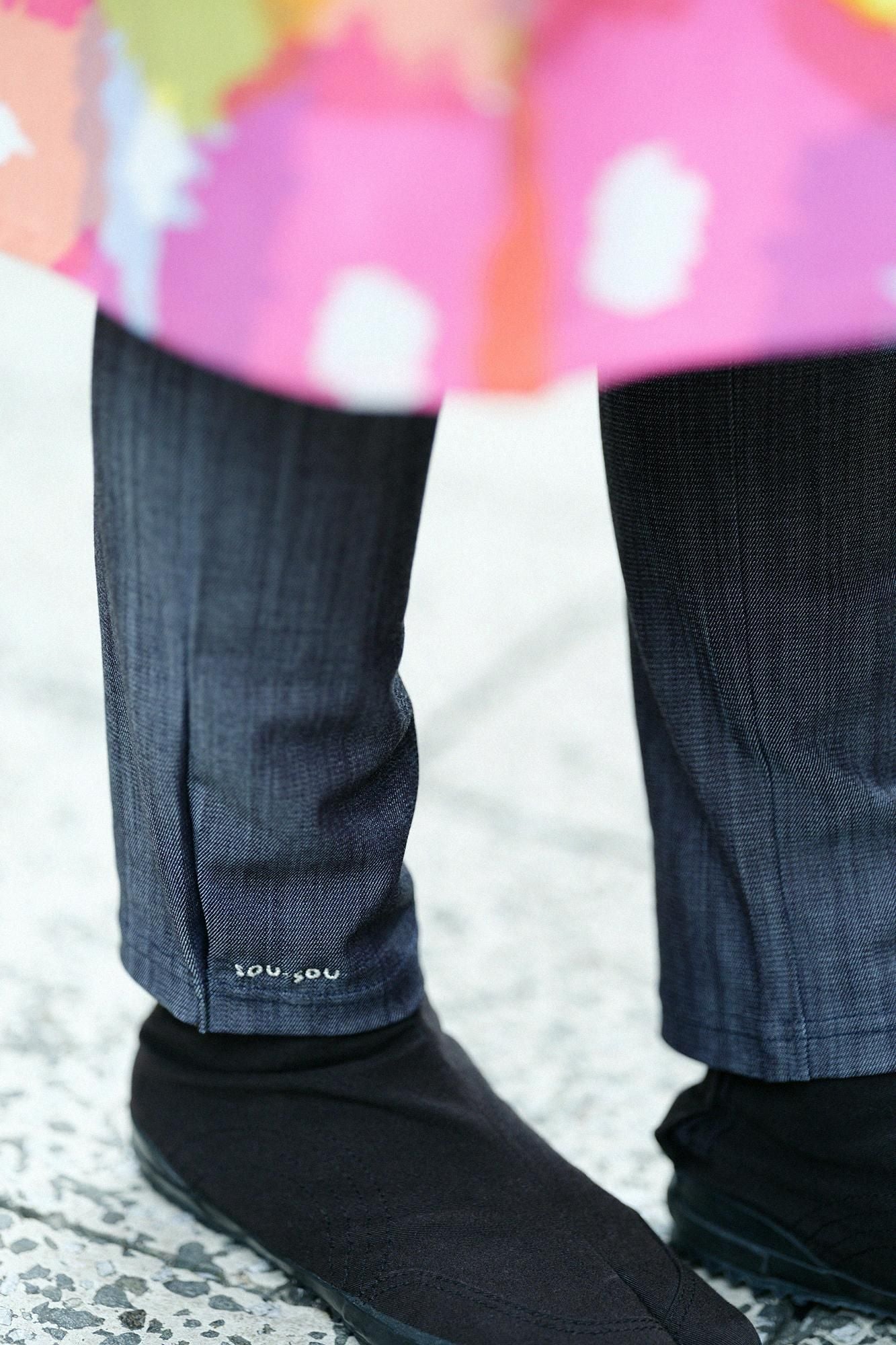 Stretch-Denim, schmale Form, Enyuu/Indigo