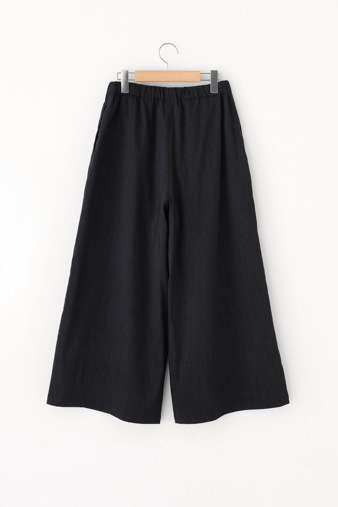 麻 広形（ひろなり）もんぺ／深紺（しんこん）