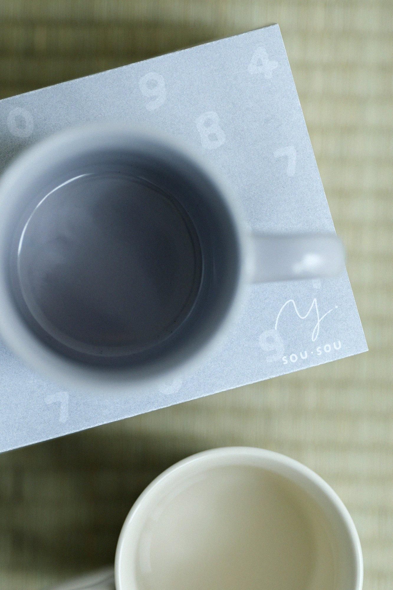 ■ Mino Ware So-Su-U Mug Pair Sac, Funairo (boisé)
