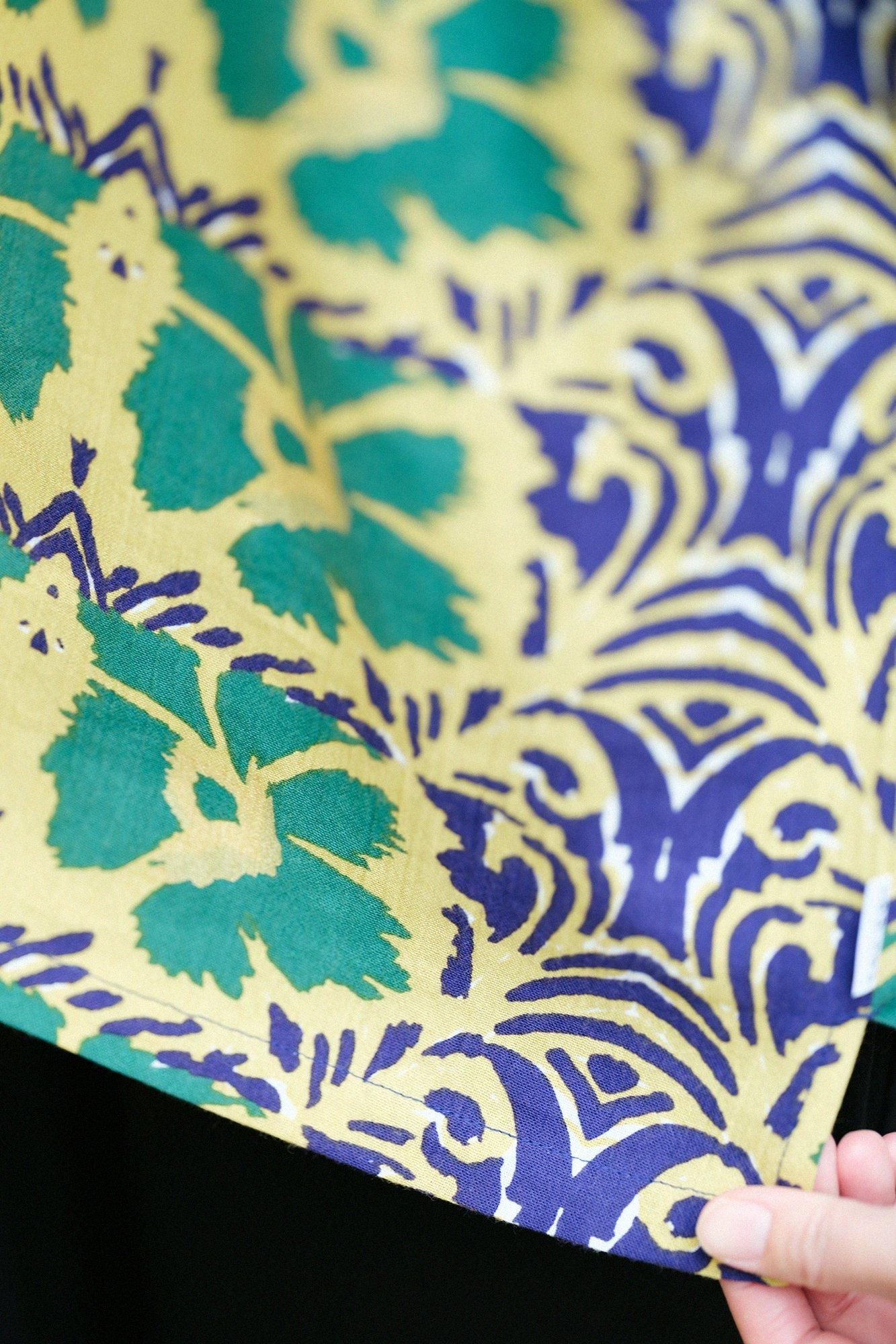 高島縮棉 20/20和服袖 襯衫／唐撫子