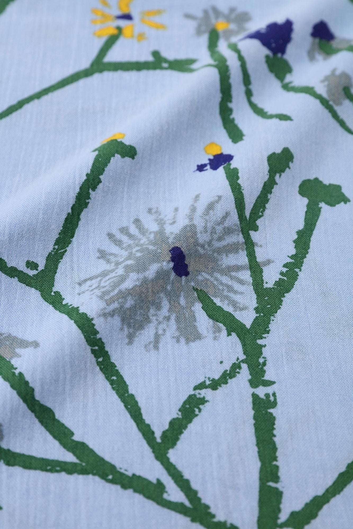 Chizimi Cotton 20/20 Kimono Sleeve Blouse / Walkway