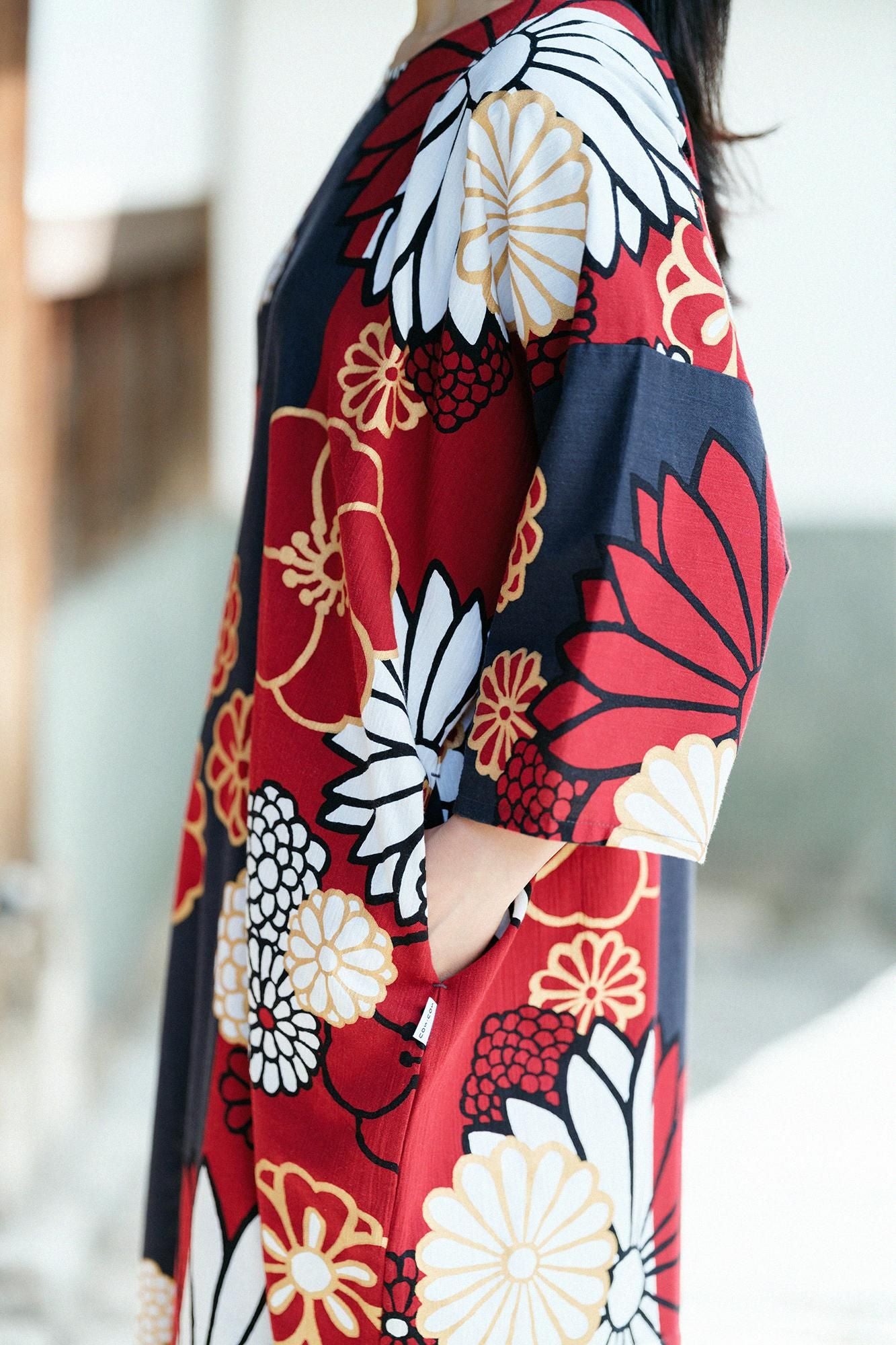 SOU・SOU　薙刀長方形衣　高島縮　金襴緞子 高島縮 20/20 薙刀長方形衣（なぎなたちょうほうけい）／金襴