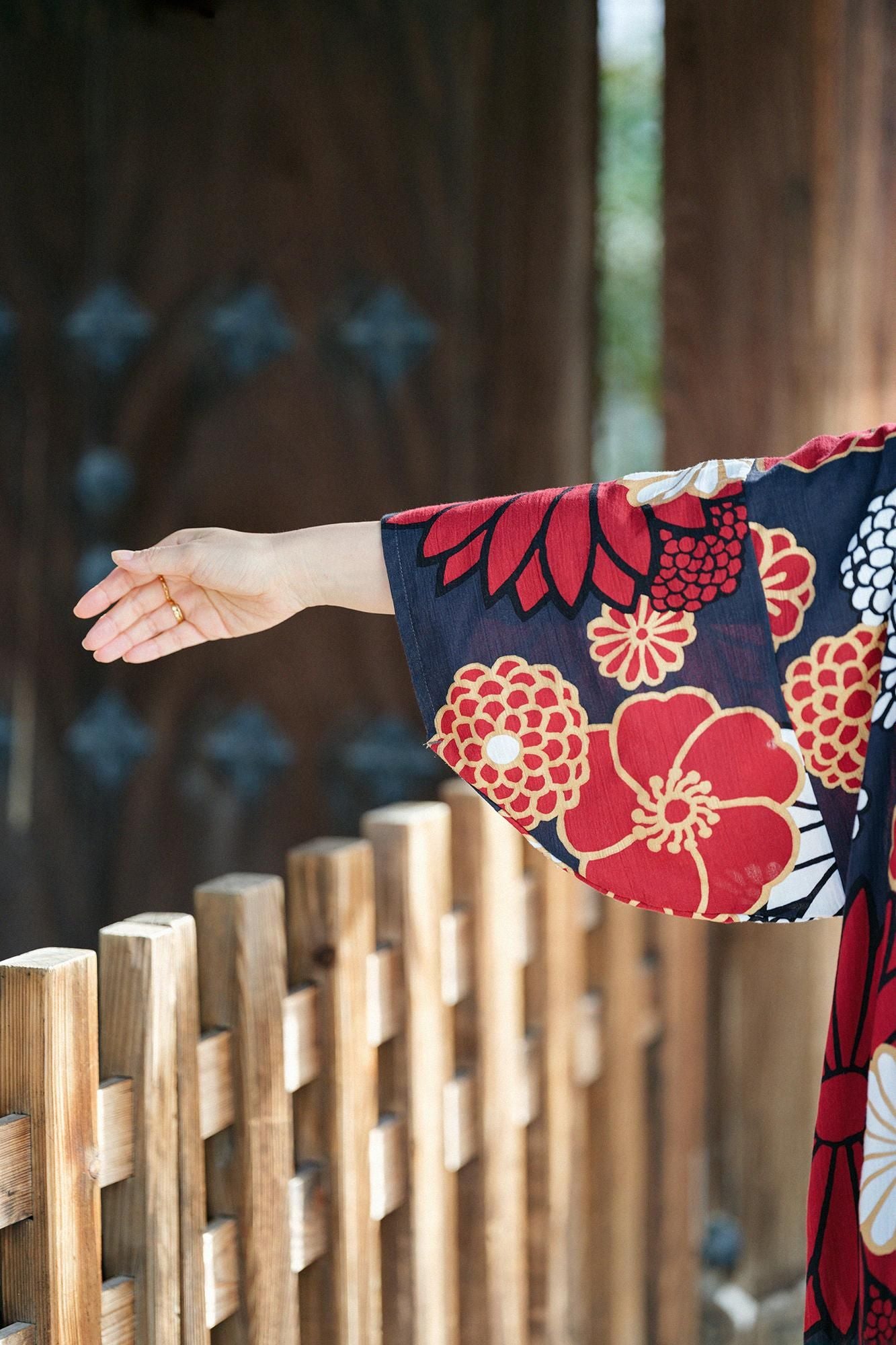 高島縮 20/20 薙刀長方形衣（なぎなたちょうほうけい）／金襴