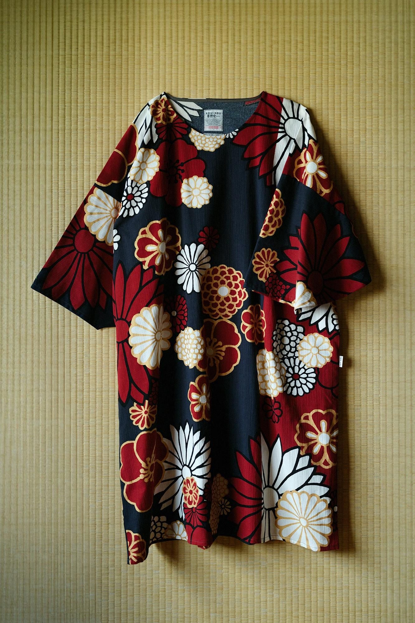 SOU・SOU　薙刀長方形衣　高島縮　金襴緞子 高島縮 20/20 薙刀長方形衣（なぎなたちょうほうけい）／金襴