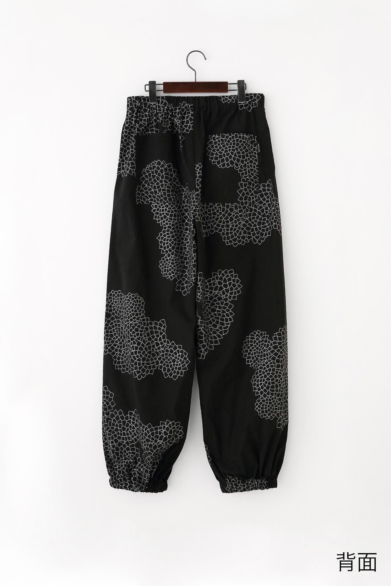 Schreibmaschinentuch Samue unten/Kumoma und Chrysantheme nasse Farbe