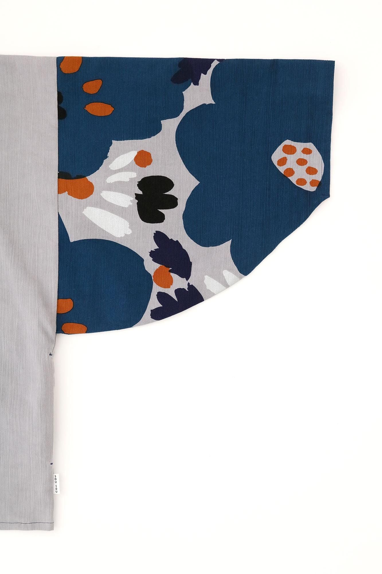 【net限定】高島縮 20/20 薙刀四角衣（なぎなたしかくい）／情熱（じょうねつ）