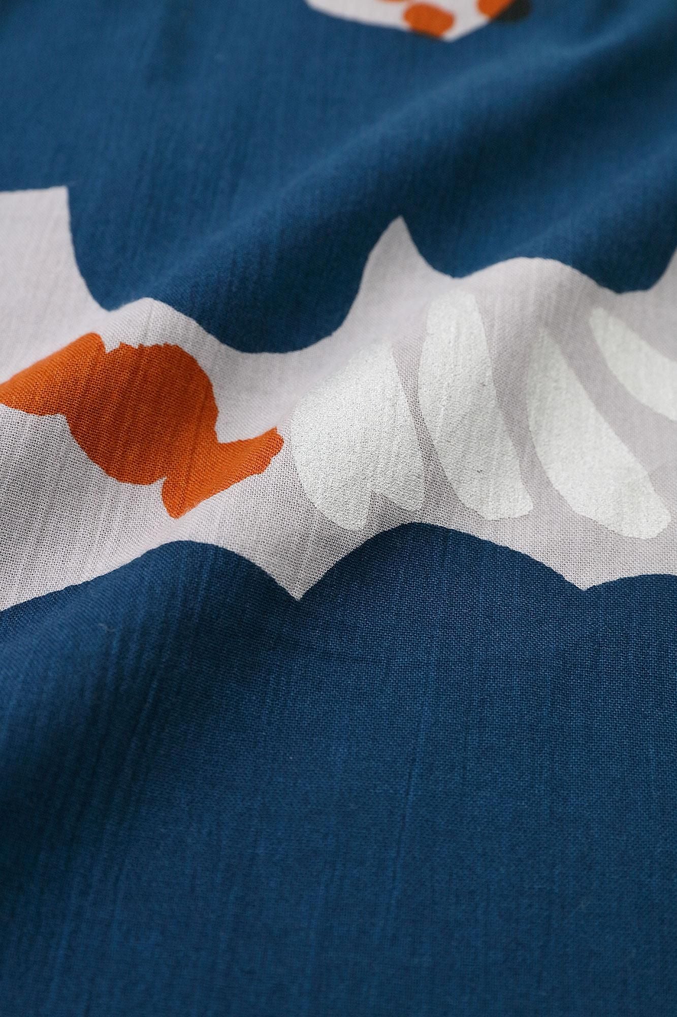 【net限定】高島縮 20/20 薙刀四角衣（なぎなたしかくい）／情熱（じょうねつ）