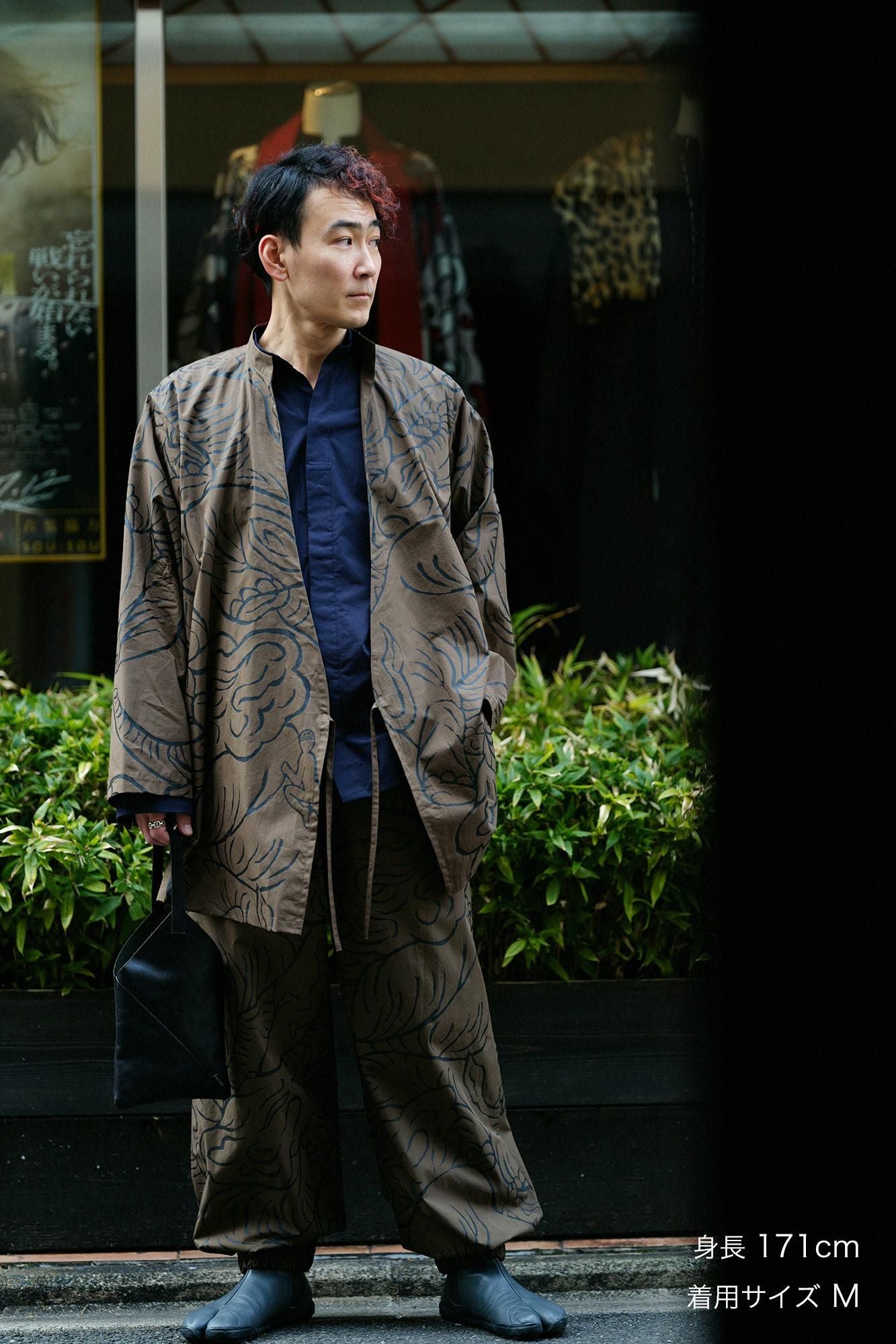 打字机布，制作工作服（Takami samue）/飞扬的大象，rakkocha