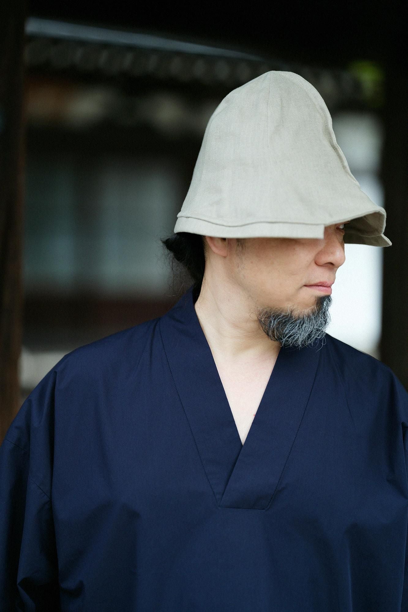 Typewriter Cloth Fubi Shirt Dark Navy