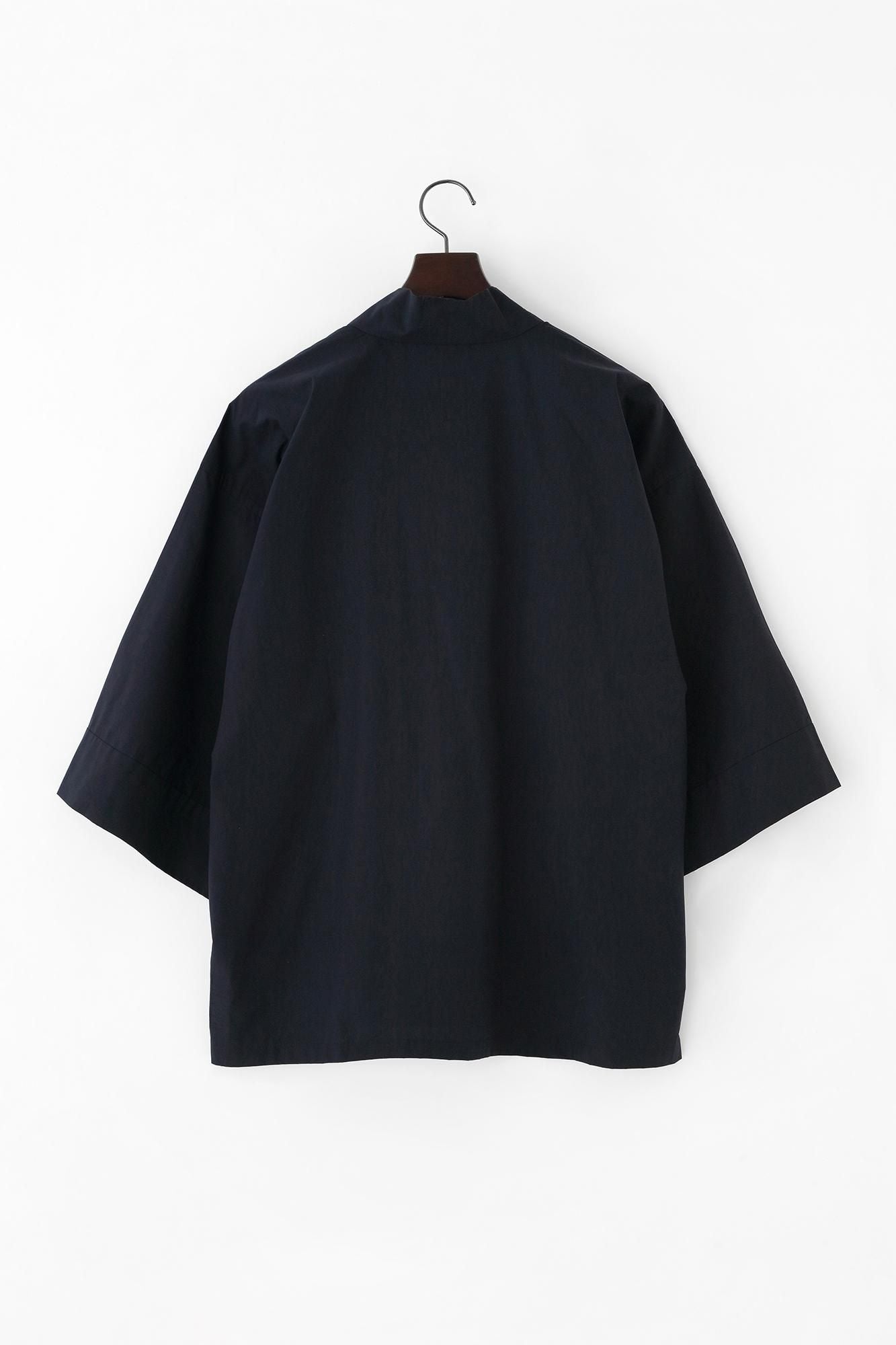 Typewriter Cloth Fubi Shirt Dark Navy