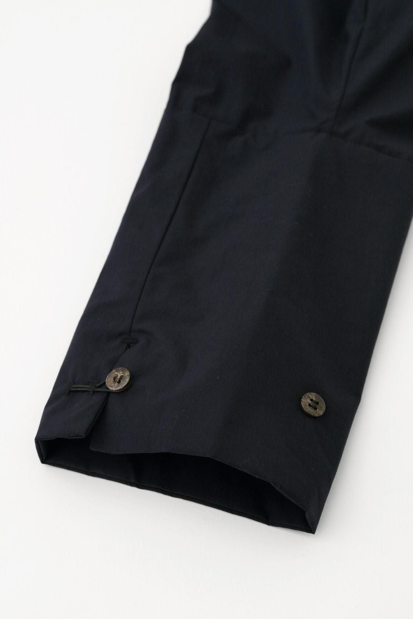 Schreibmaschinentuch, Stehkragen, Tsutsusode Shini/Deep Blue