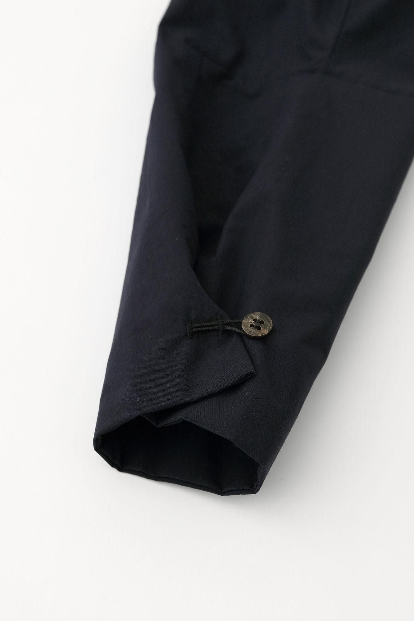 Schreibmaschinentuch, Stehkragen, Tsutsusode Shini/Deep Blue