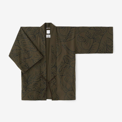 Typewriter Cloth Hanten Long-sleeved Jacket Short Single Layer / flying elephants Sea Otter Color