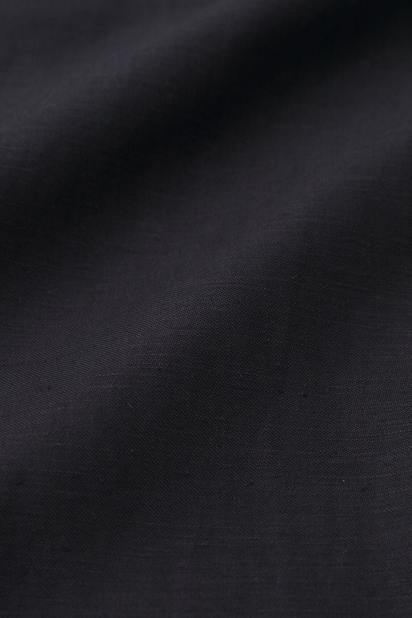 Cotton-linen Blended Weave Wide-legged Pants Odayaka / Dark Navy